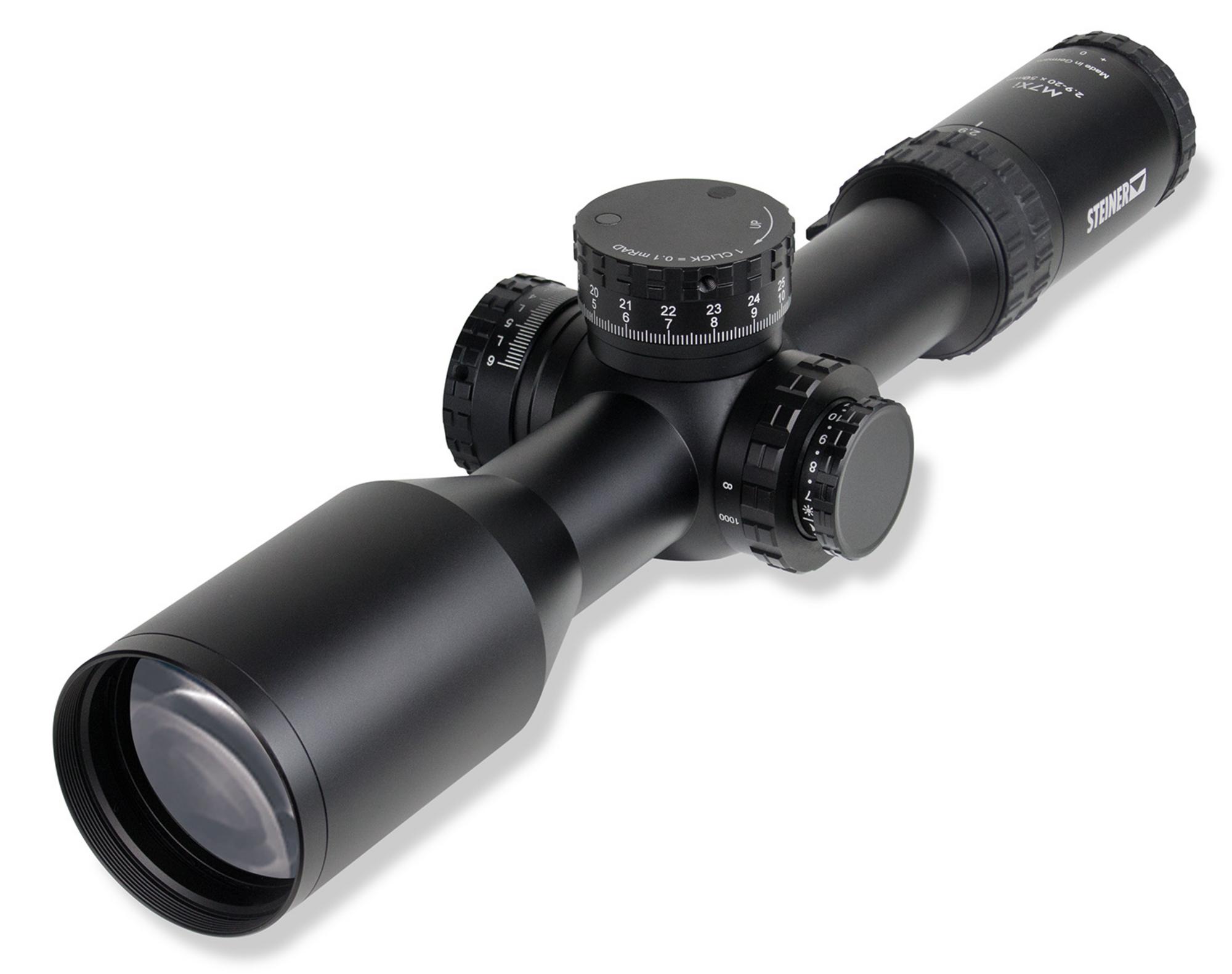 Steiner M7XI Rifle Scope 8717MSR2, 2.9-20x, 50mm Obj, 34mm Tube, Matte Black, MSR2 Reticle