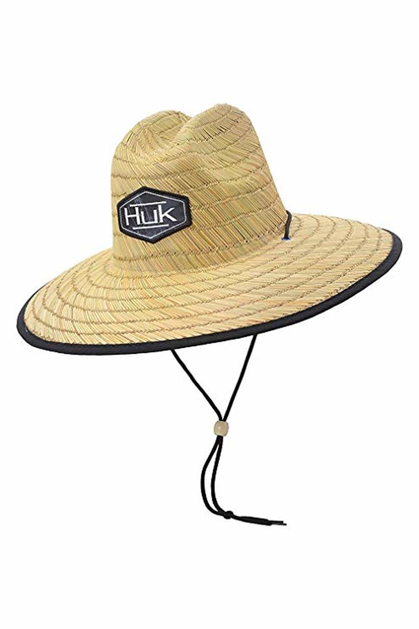 Huk Men's Camo Patch Straw Hat #H3000239-037
