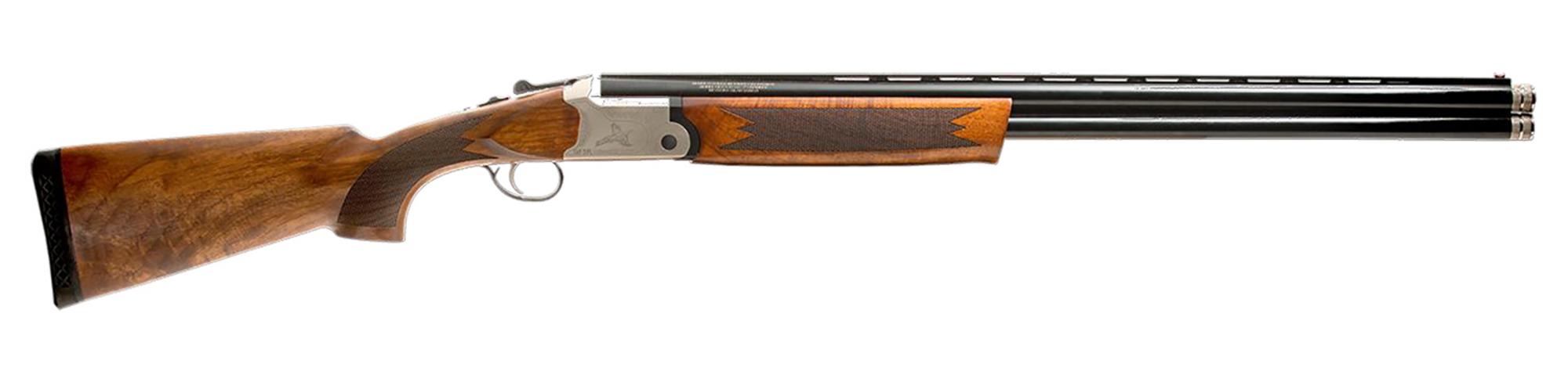 Gforce Arms Filthy Pheasant Shotgun GF51228, 12 Gauge, 28", 3" Chmbr, Engraved Nickel-Plated Receiver, Fixed Turkish Walnut Stock