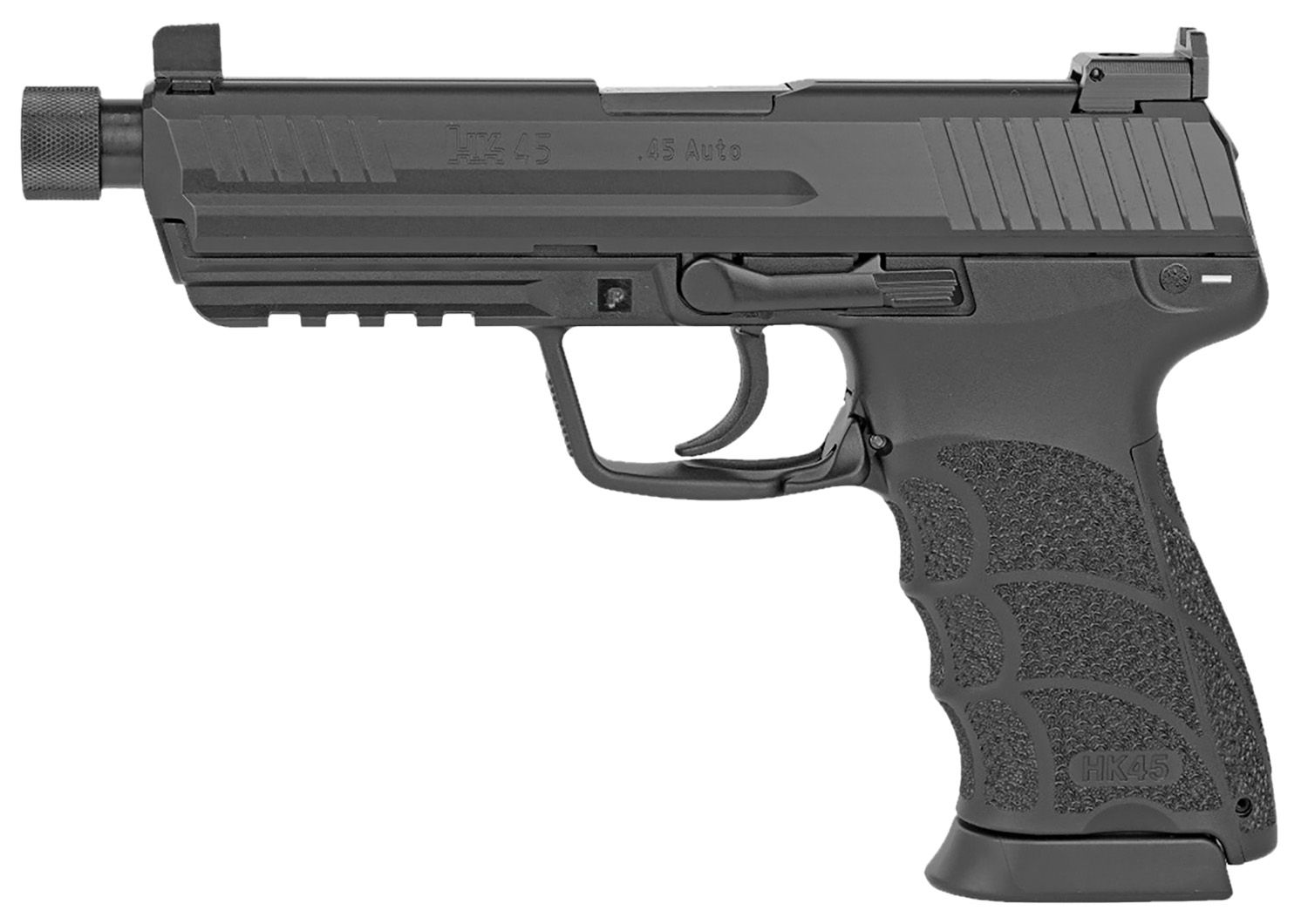 Heckler & Koch HK45 V7 LEM Pistol 81001118, .45 ACP, 4.46in, Black Finish, 10 Rds