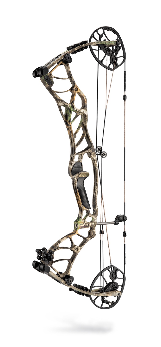 Hoyt Helix Compound Bow 342 FPS Axle-To-Axle 30-1/2" Brace Height 6" Draw Lengths 25"-28" 27"-30"