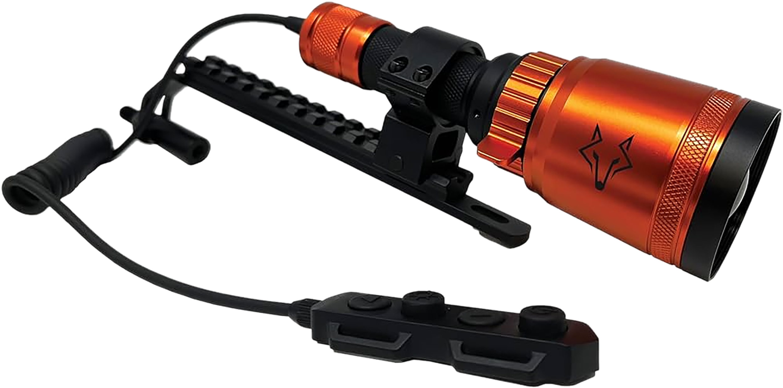 Foxpro Bowfire LED Bowfishing Light - 18650 Li-ion Rechargeable - Black/Orange
