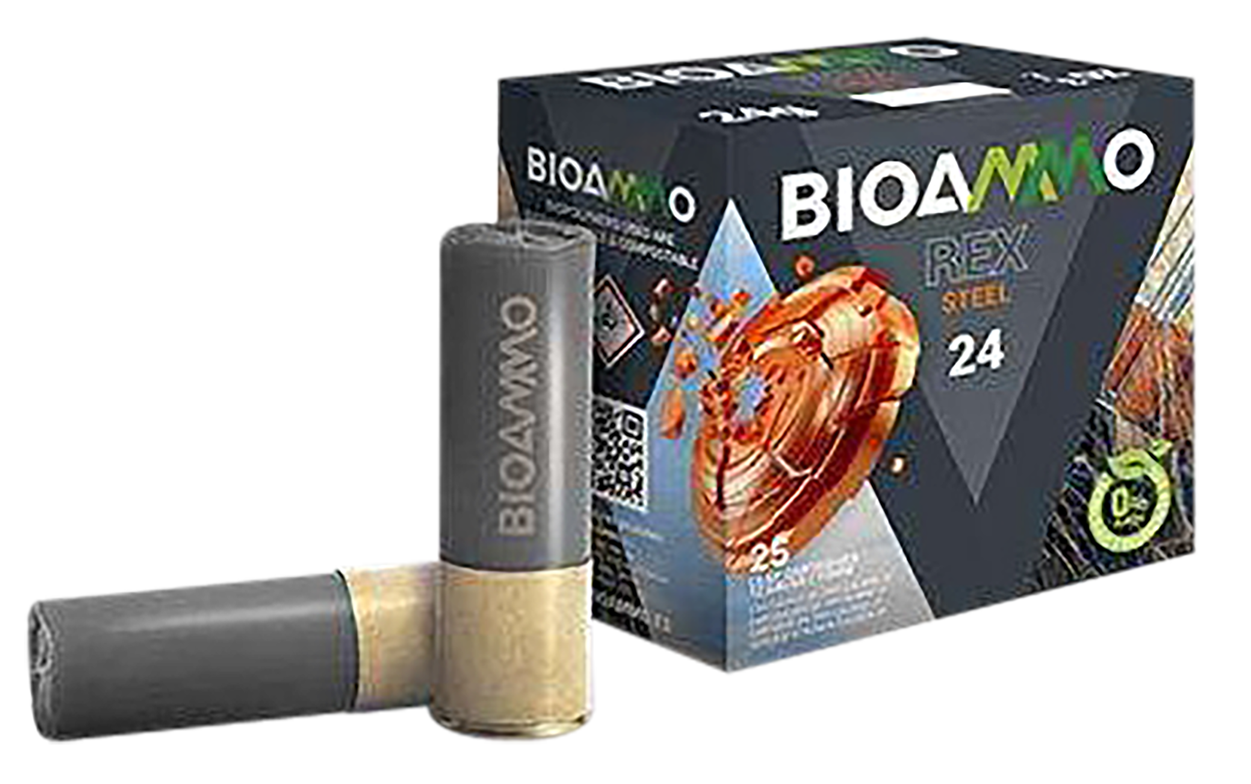 Bioammo Rex Steel Target 12 Gauge 2.75" 1 oz #7 Shot - Box or Case