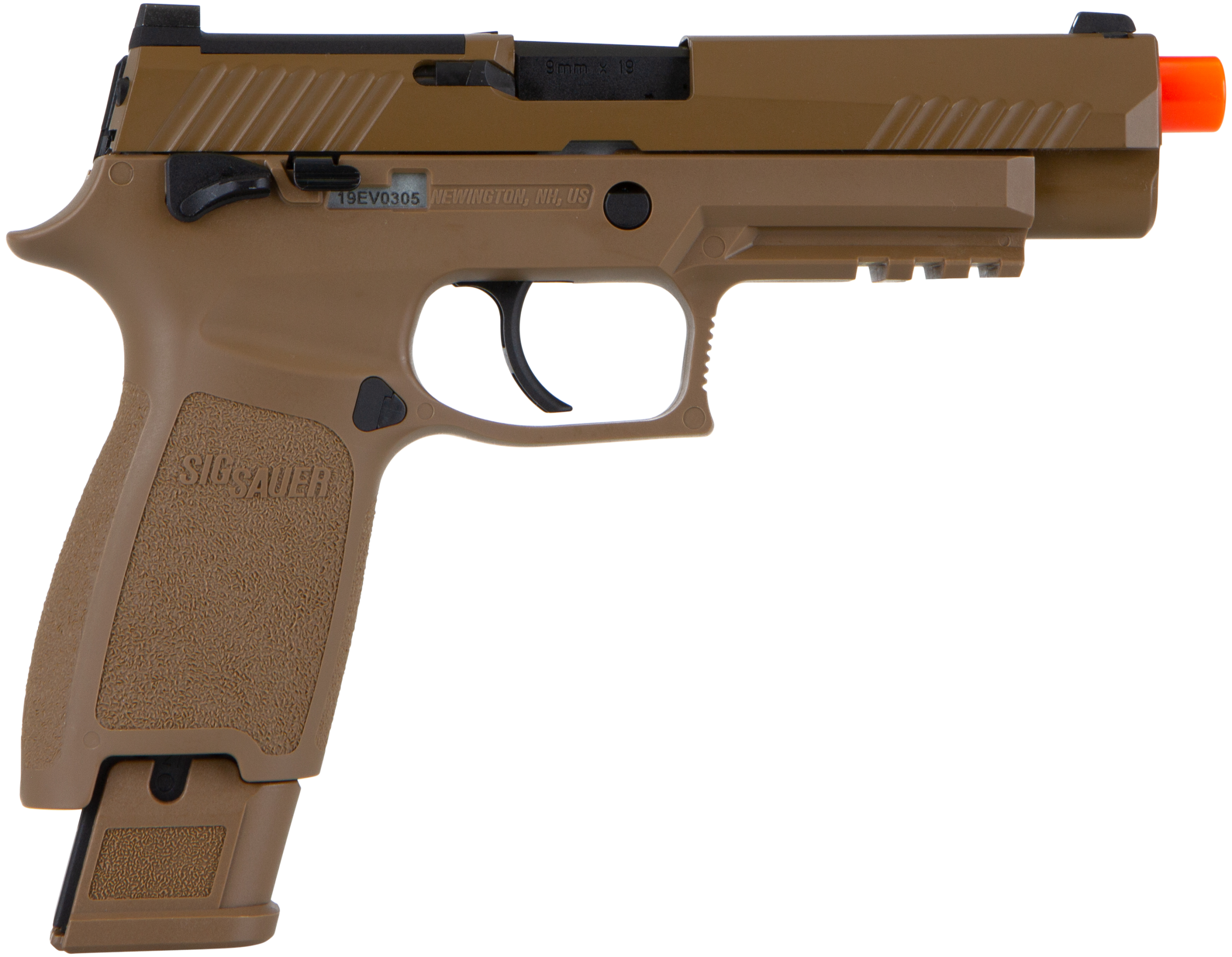 Sig Sauer Airguns Proforce M17 Airsoft CO2 6mm 21+1 Semi-Auto Pistol - Coyote