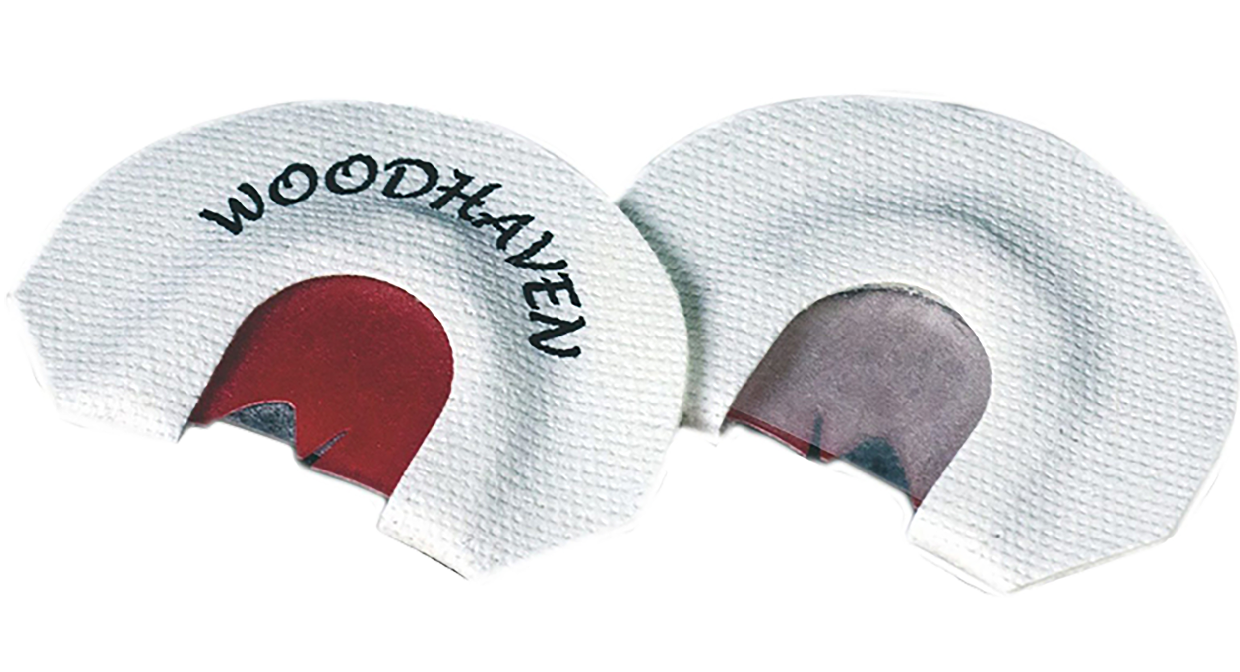 WoodHaven Custom Calls WH122 Red Scorpion 3-Reed Turkey Diaphragm Mouth Call - White