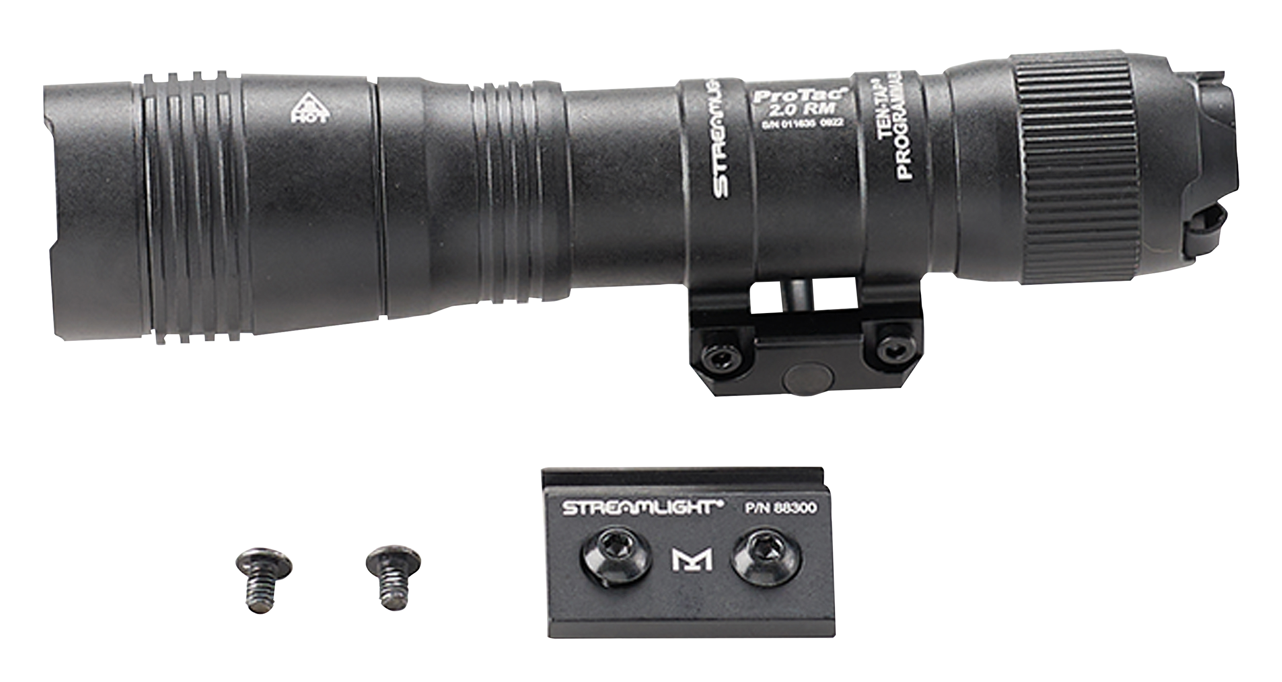 Streamlight ProTac 2.0 250/2000 Lumens White LED Rail Mount Weapon Light - 6.30" Black Anodized
