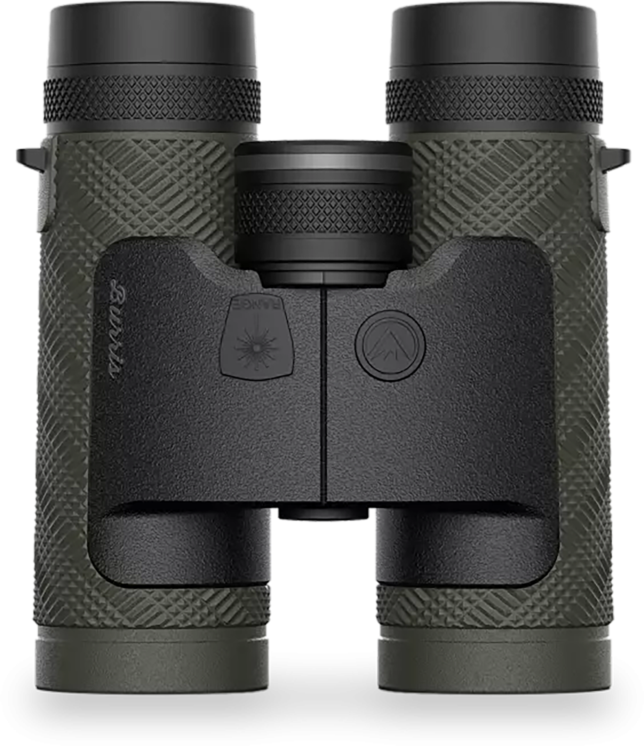 Burris Signature LRF 10x42mm Rangefinding Binoculars - Gray/Green Rubber Armor