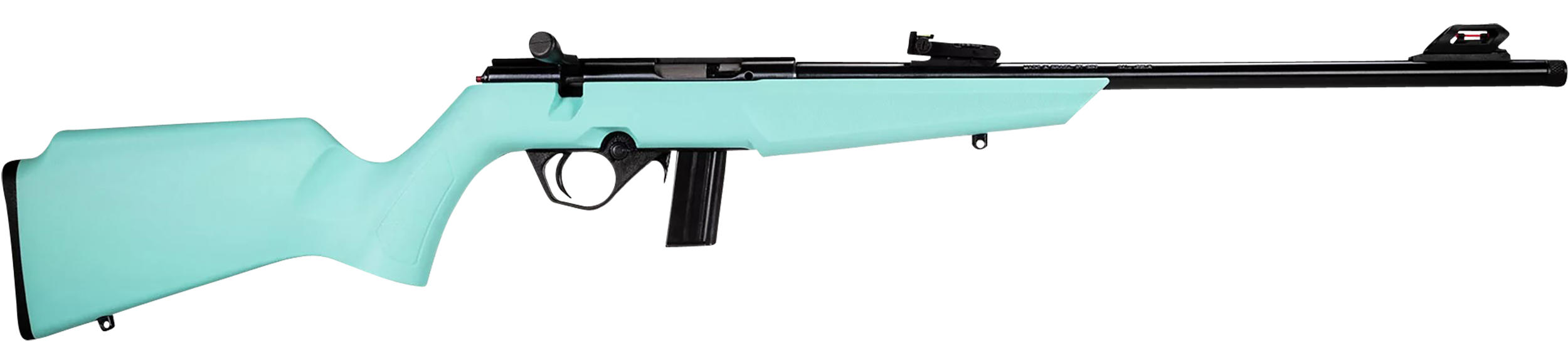 Rossi RB22 Compact 22 LR 16" 10+1 Bolt Action Rifle - Cyan Monte Carlo Stock