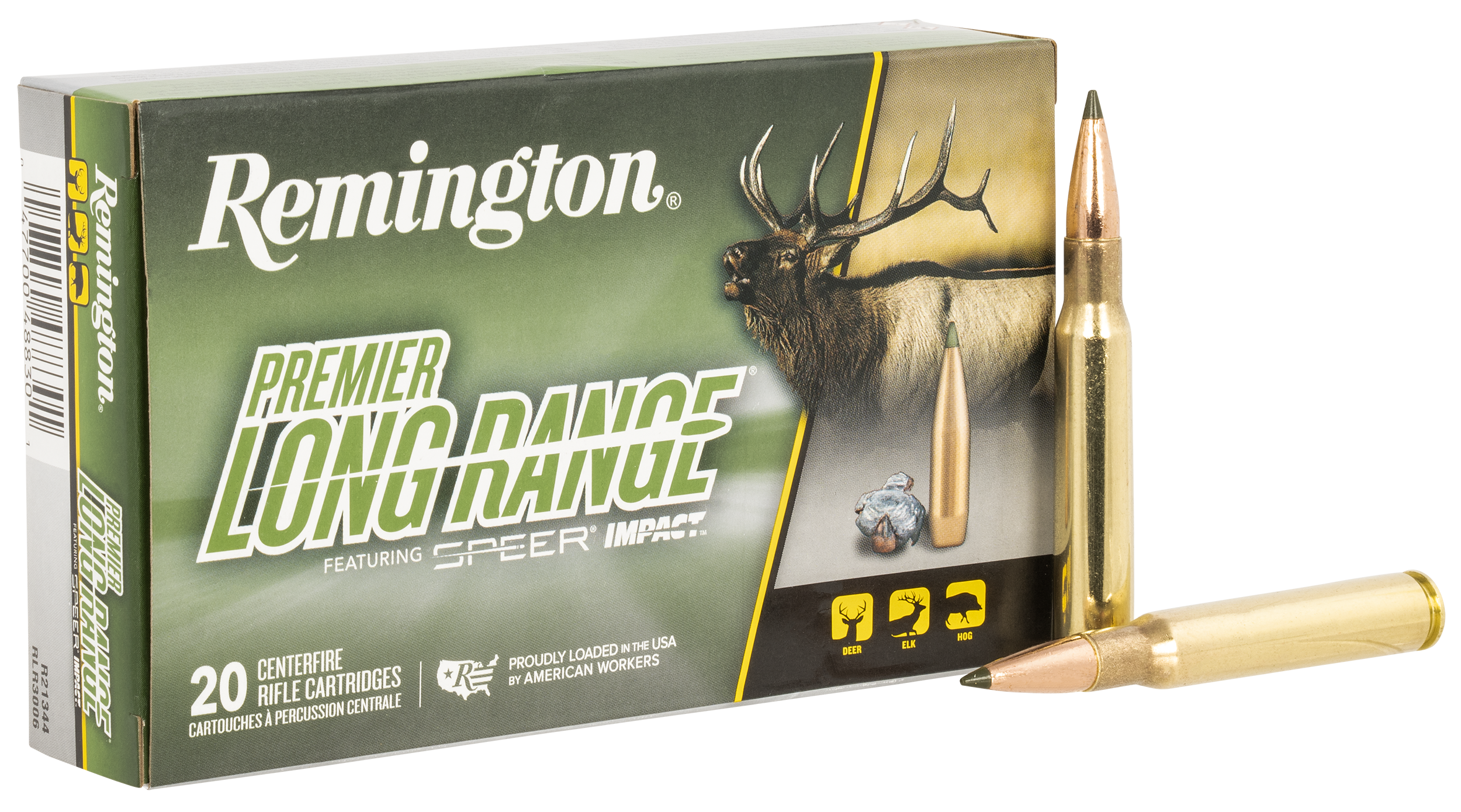 Remington Ammunition Premier Long Range 30-06 Springfield 175gr Speer Impact 20 Rd - Box or Case