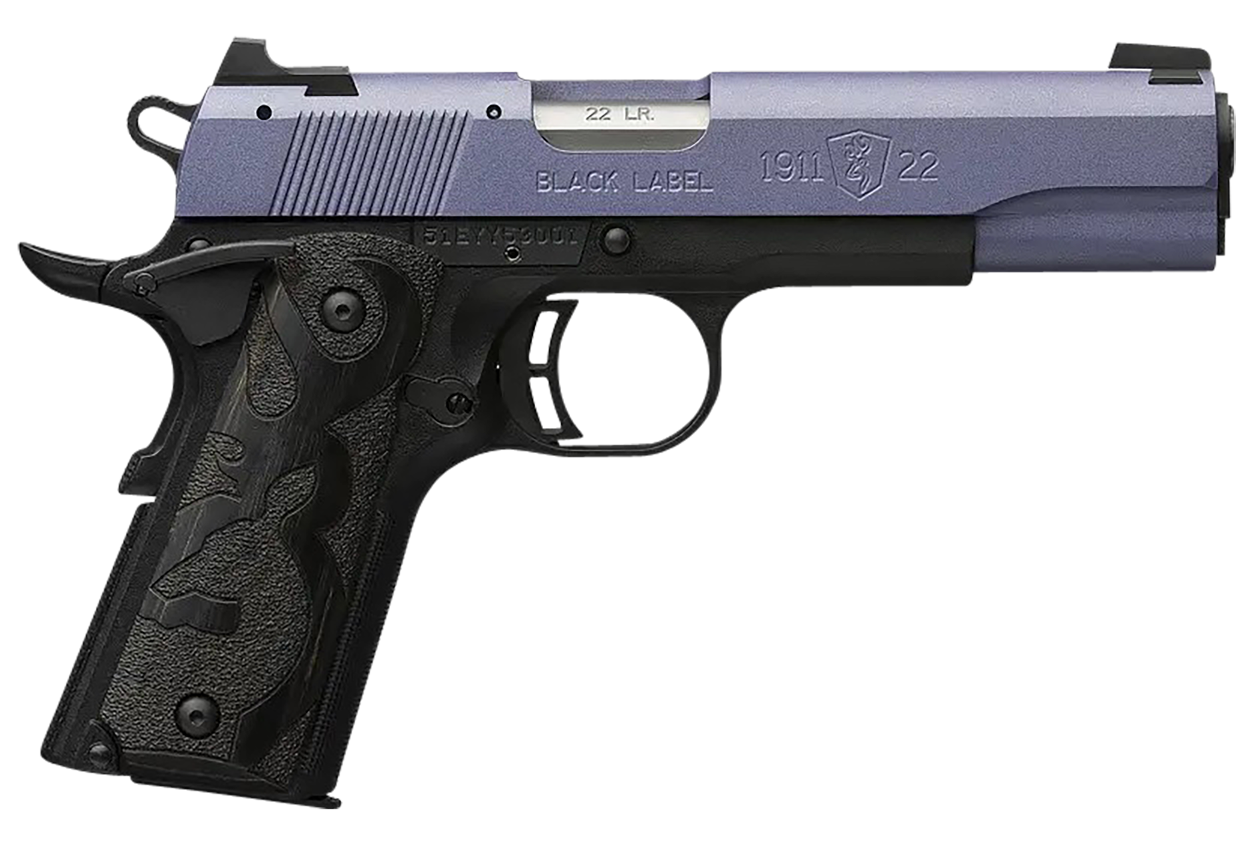 Browning 1911 Black Label Full Size 22 LR 4.25" 10+1 Semi-Auto Pistol