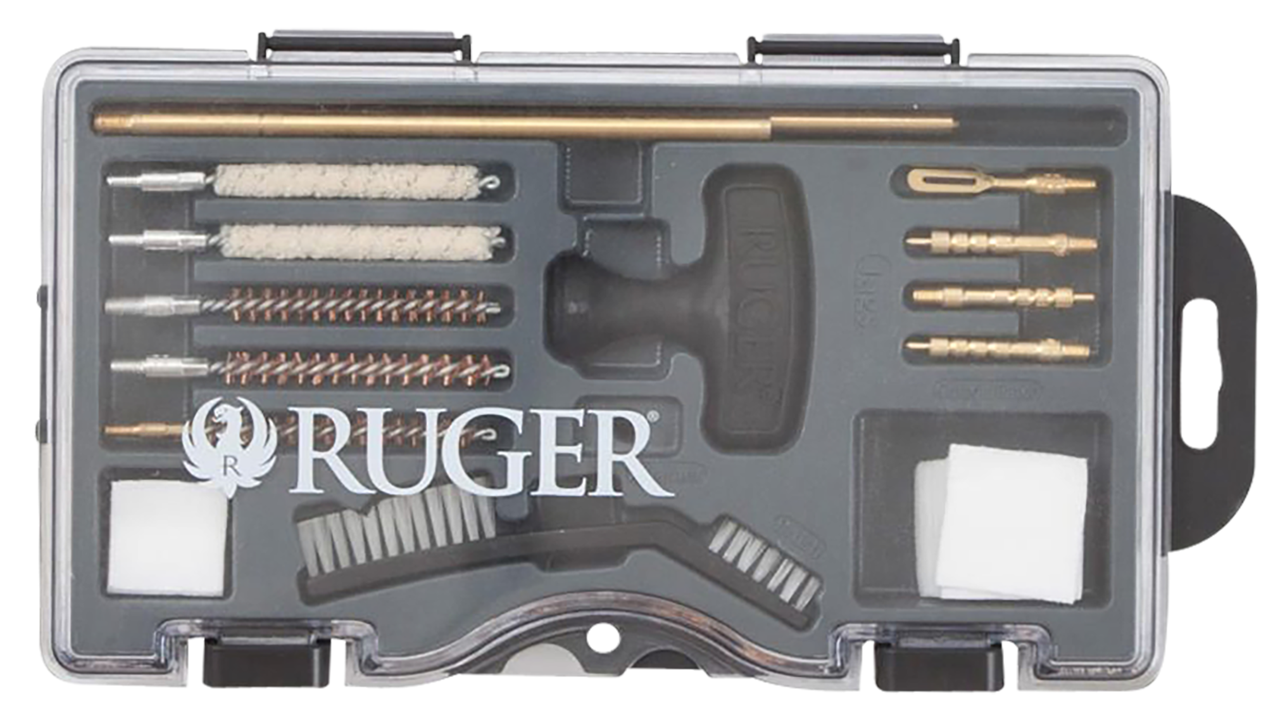 Ruger Rimfire .22 Cal Cleaning Kit 12-Piece Bronze Brushes