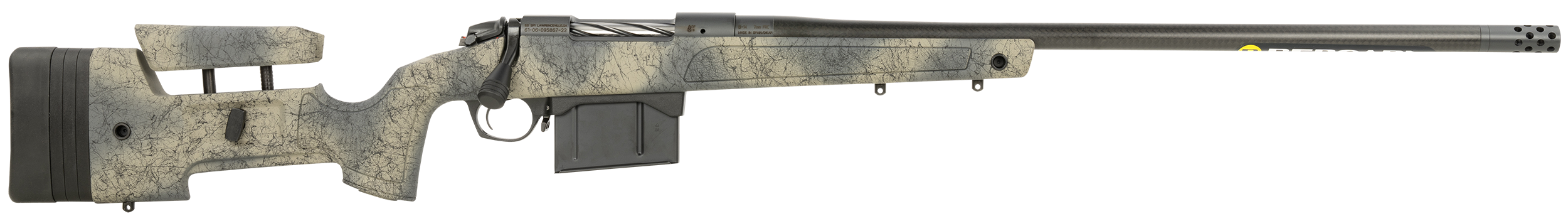 Bergara Rifles B-14 HMR Carbon Wilderness 7mm PRC 24" 5+1 Bolt-Action Rifle - Digital Camo
