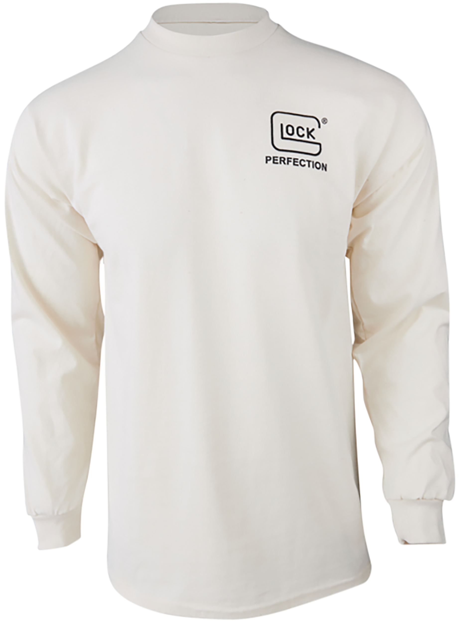 Glock Born In Austria Pre-Shrunk Cotton Long Sleeve Shirt - Tan Small