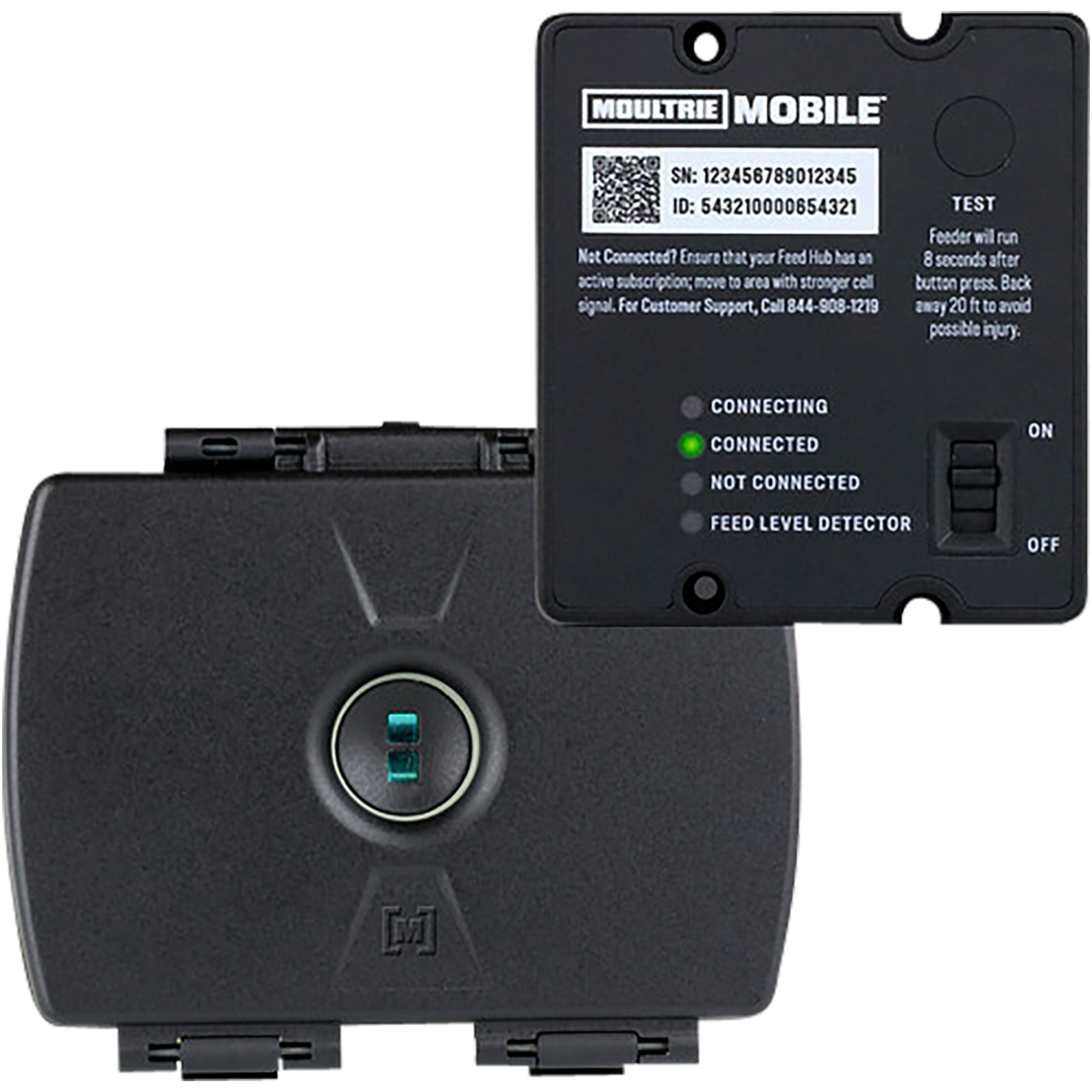 Moultrie Feed Hub MMF15088 Cellular Spin Cast Feeder Upgrade Kit - Black