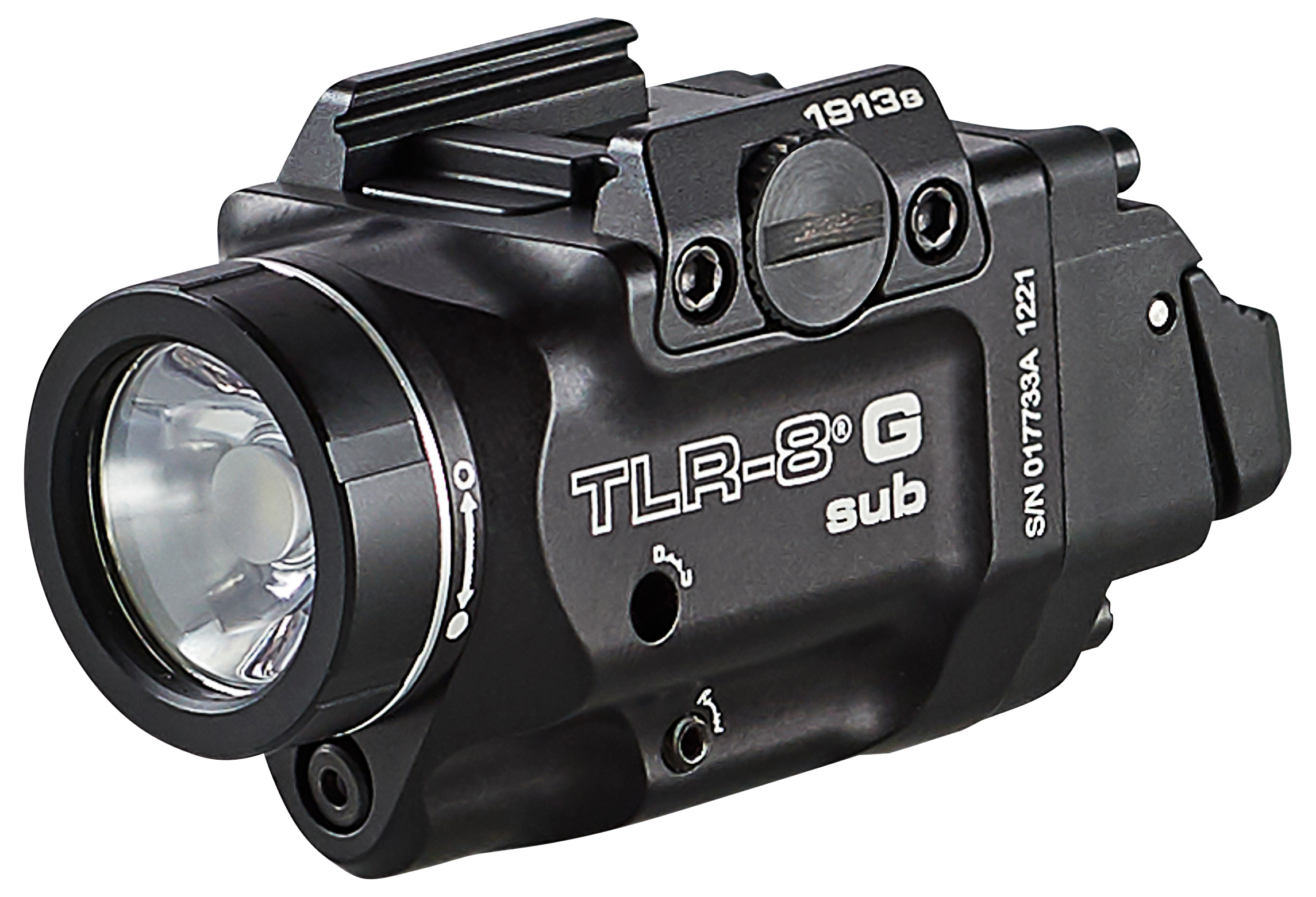 Streamlight 69438 TLR-8 G Sub 500 Lumen White LED/Green Laser Weapon Light - 1913 Short Rail
