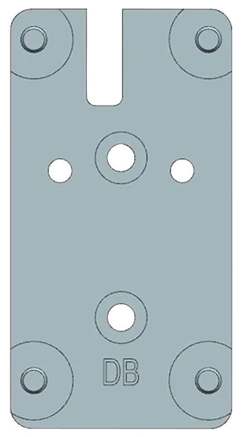Beretta USA 90/92 RDO Optic Mount Plate Silver - Burris FastFire/Vortex Venom/Docter Footprint