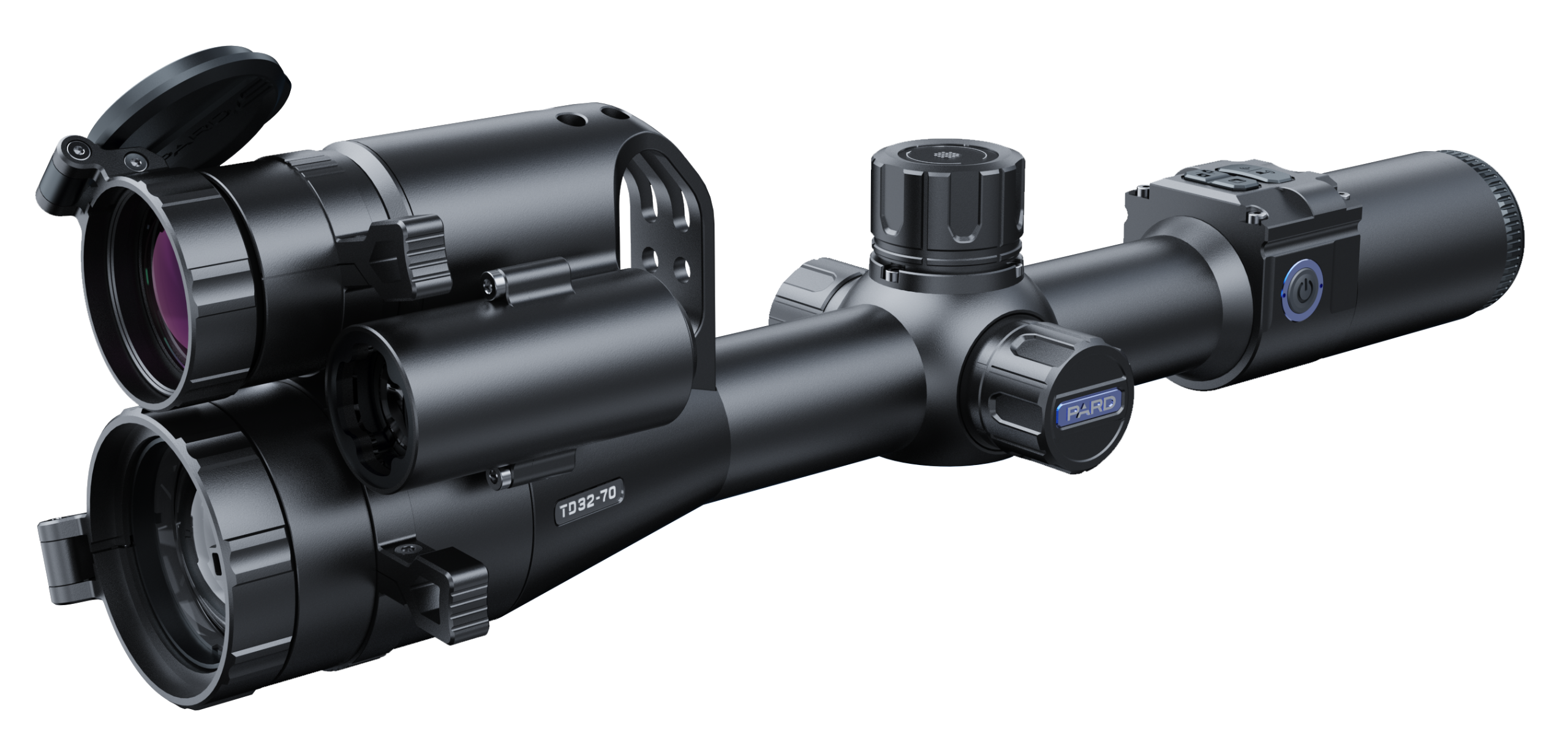 Pard TD32 Multispectral 3-6.5x 70mm Thermal Night Vision Rifle Scope - 850nm IR / LRF