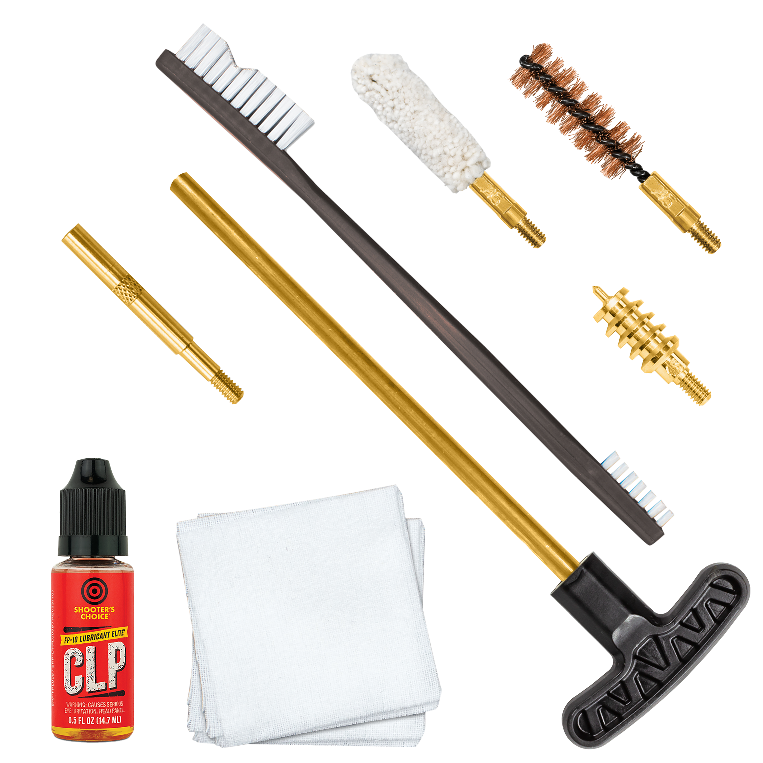 Otis FGSRS45 .45 Cal Pistol Cleaning Kit - Black Soft Pack