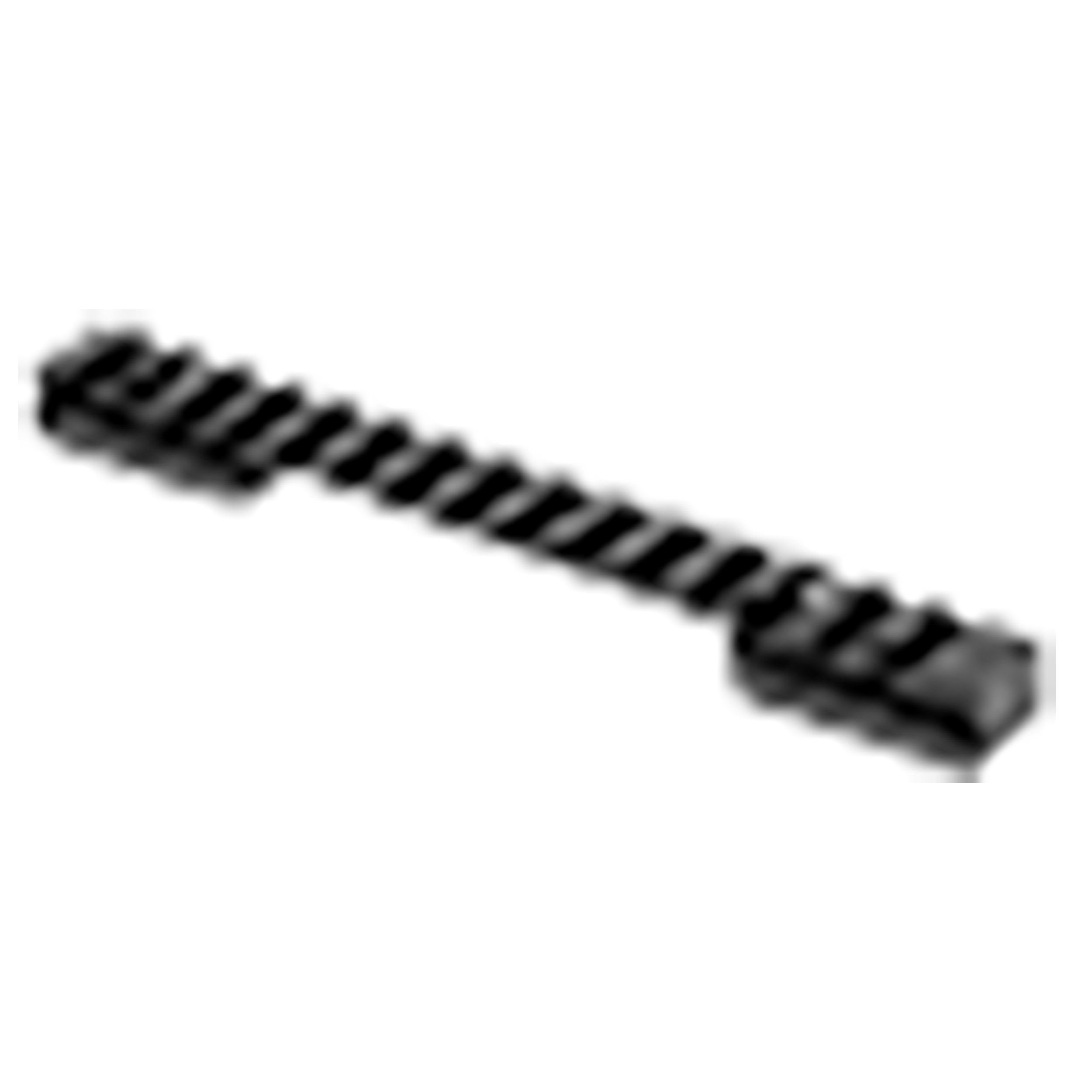 Warne 7643M Mountain Tech Tactical Rail Black Anodized Aluminum Browning X-Bolt 2/X-Bolt Magnum Magnum Action - 0 MOA