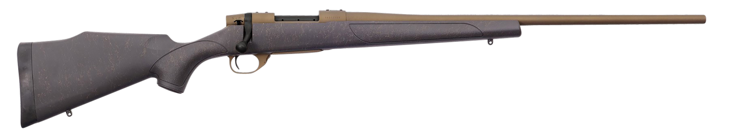 Weatherby Vanguard Weatherguard 22-250 Rem 24" 5+1 Bolt-Action Rifle - Burnt Bronze Cerakote