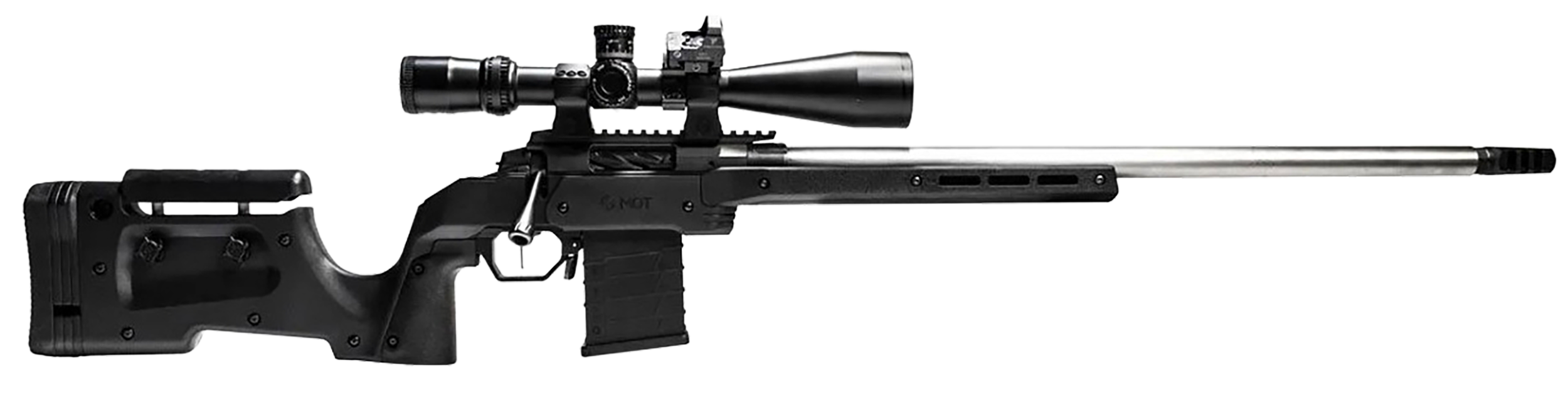 MDT Sporting Goods XRS Chassis Black Aluminum Core - Fits Savage Short Action