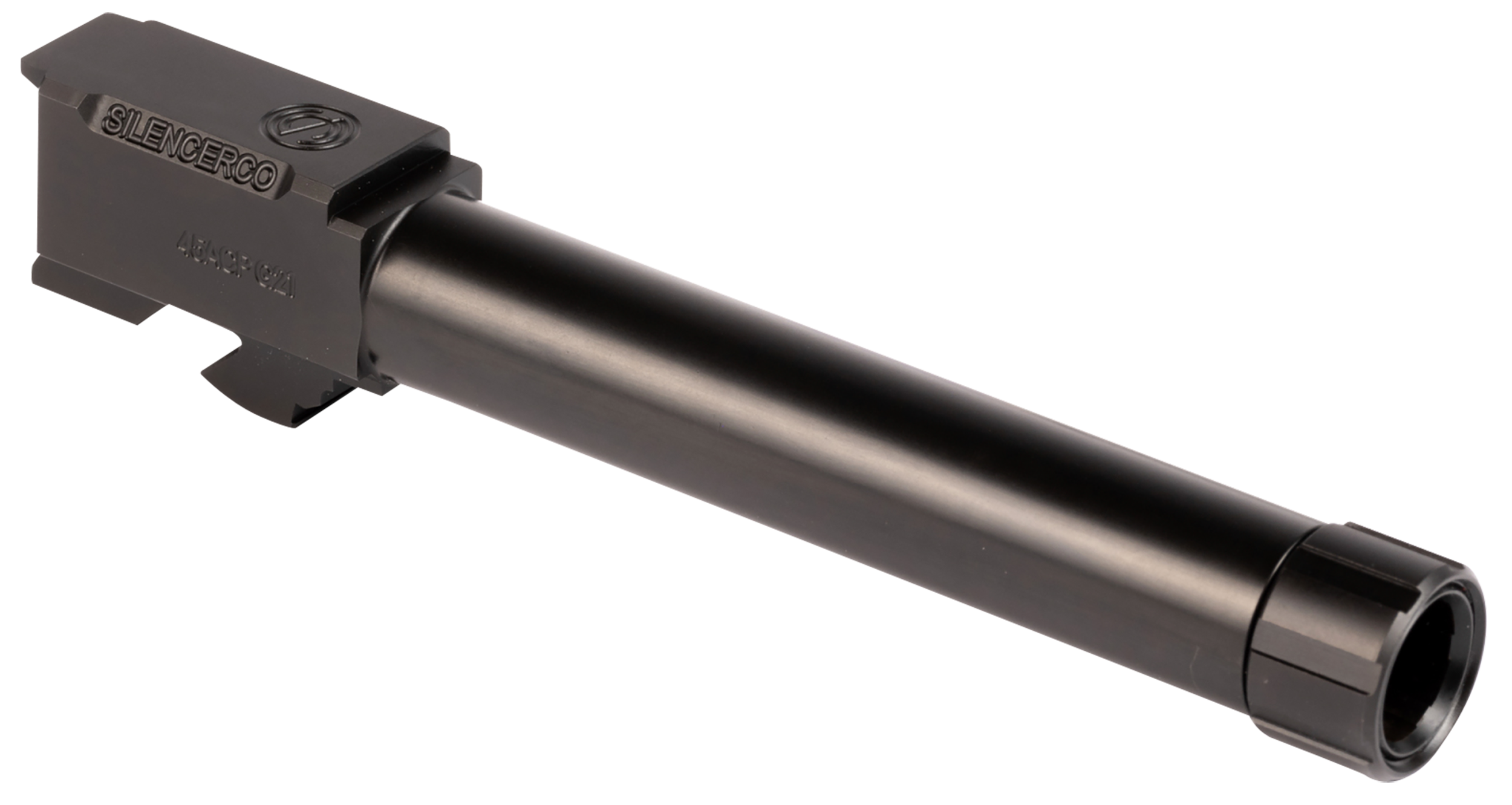 SilencerCo AC863 Glock 21 Gen3 45 ACP 5.30" Threaded Barrel - Black Nitride