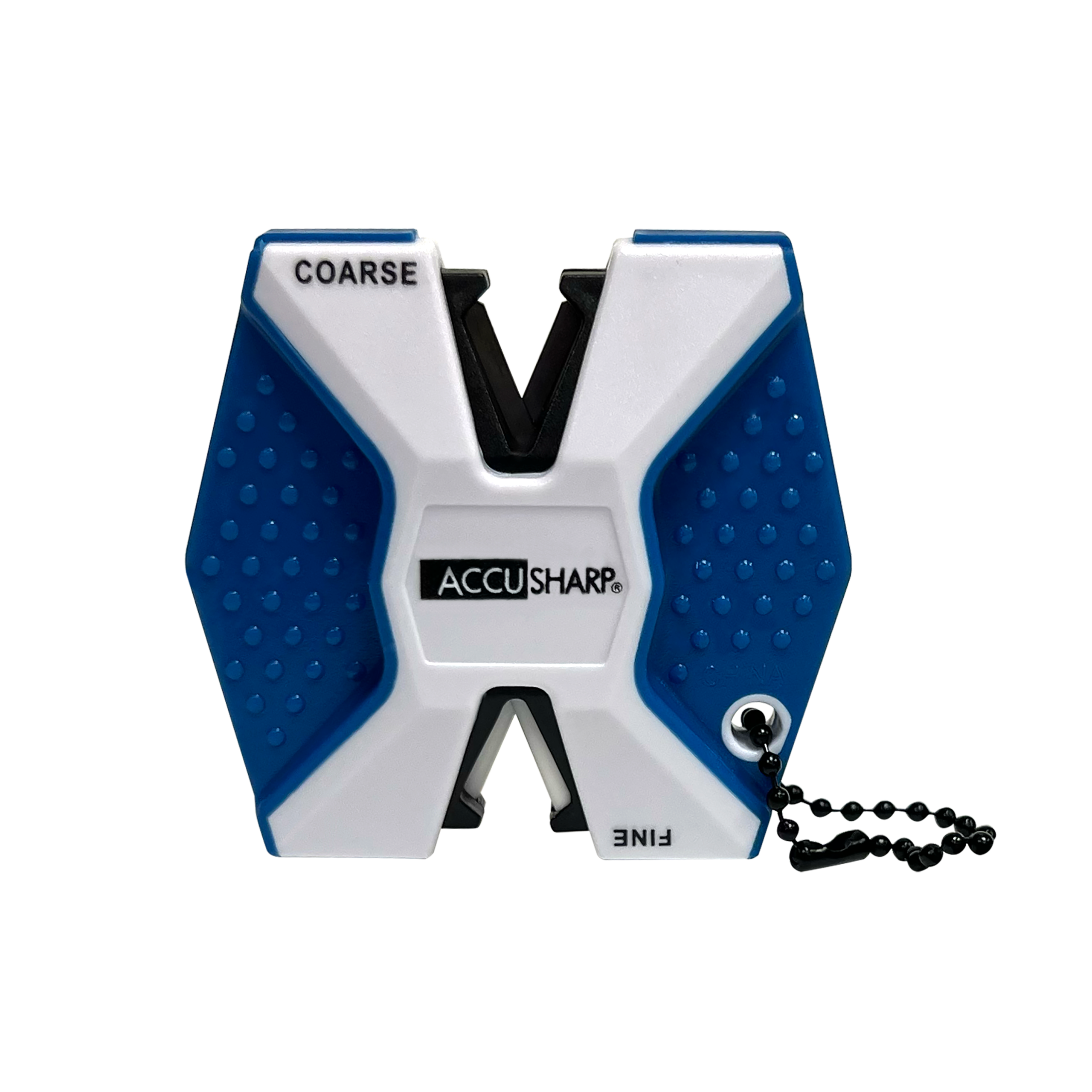 AccuSharp 342C 2-Step Knife Sharpener Hand Held Diamond Tungsten Carbide Coarse/Fine Blue/White
