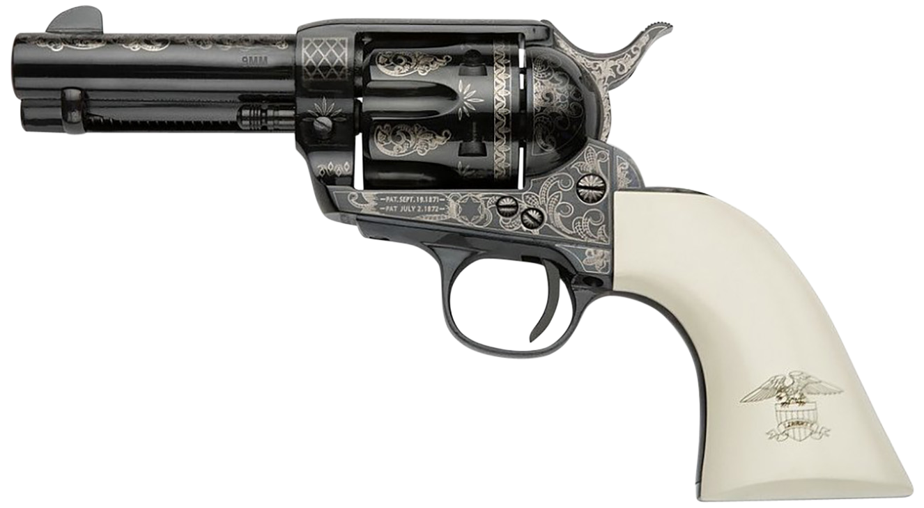 Pietta Great Western II Liberty 9mm Luger 3.5" 6rd Revolver
