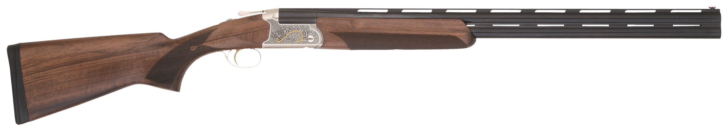 TriStar Trinity II 12 Gauge 28" 2rd 3" Chamber O/U Break Open Shotgun - Gold Inlay Receiver, Turkish Walnut