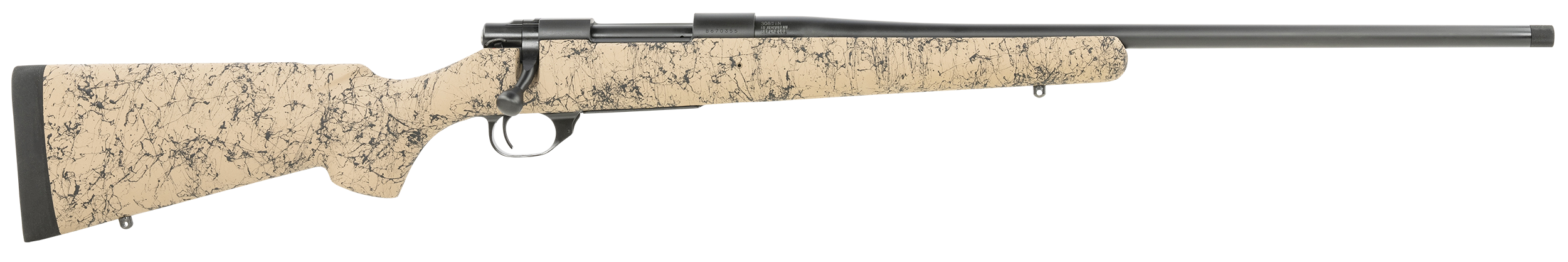 Howa M1500 HS Precision 308 Win 22" 5+1 Bolt Action Rifle - Tan/Black Webbed Stock