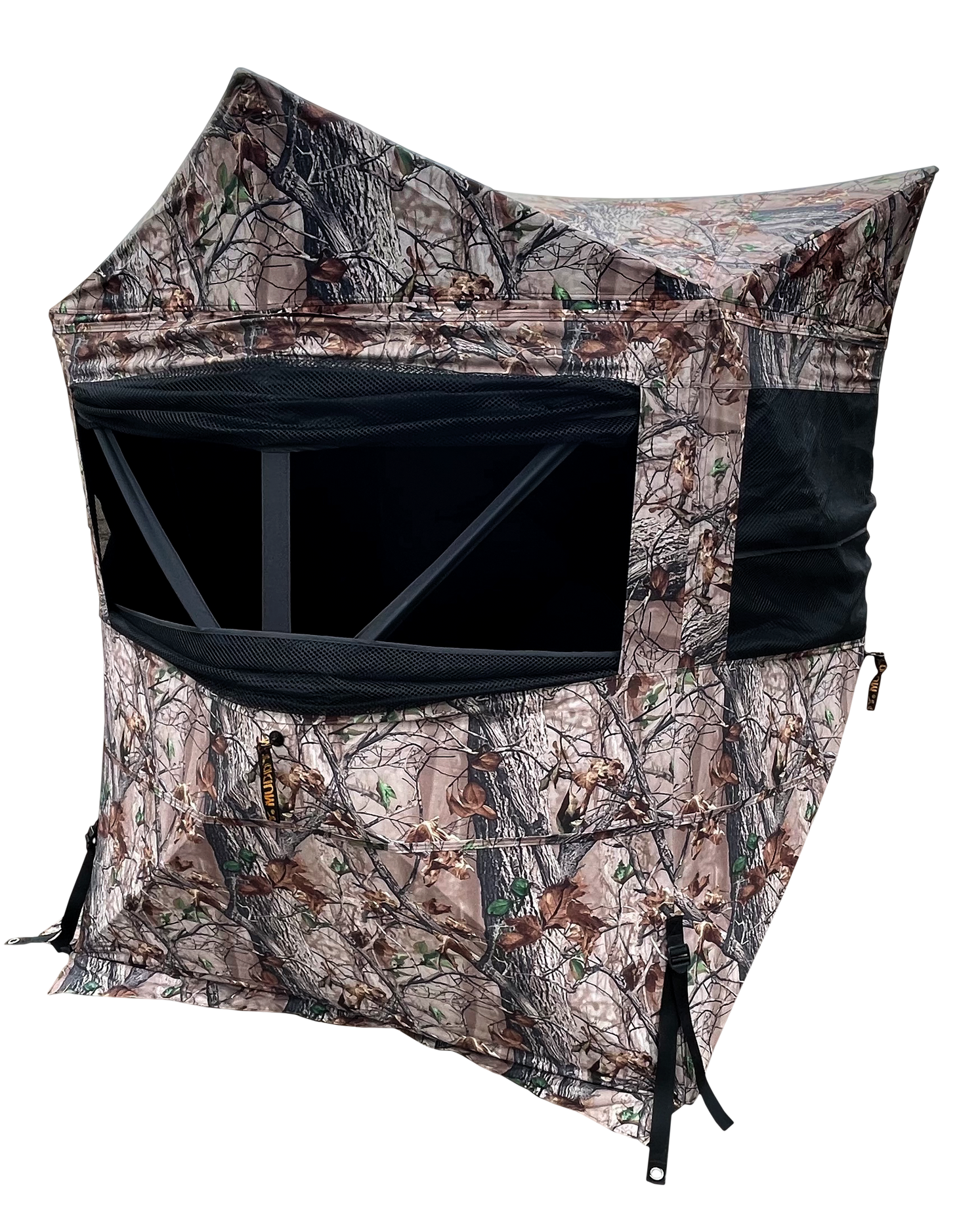 Muddy Twin Peaks Hub-Style Ground Blind - 58" x 58" x 70" Camo 600D Polyester