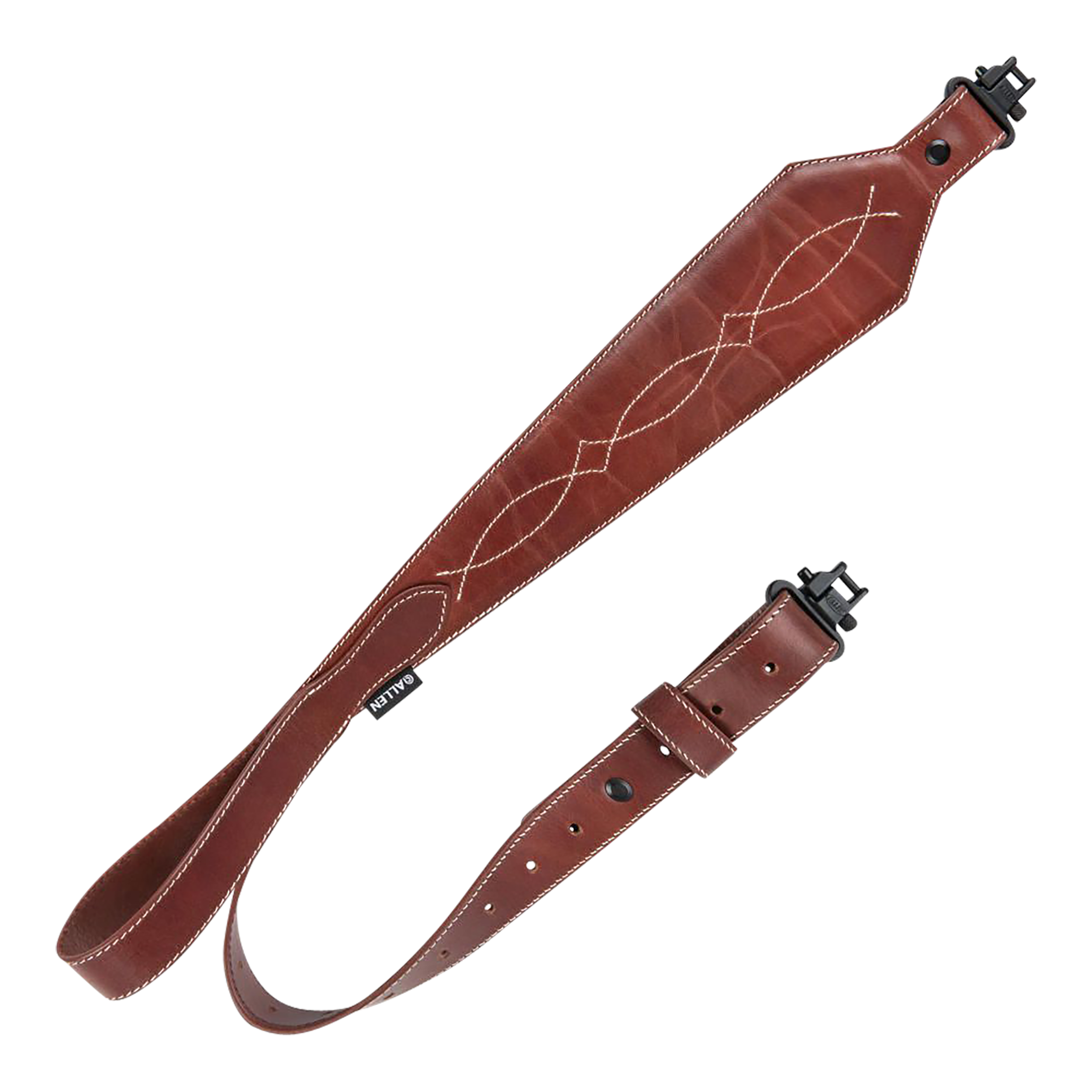 Heritage Cases 8508 Western Scallop Brown Leather Rifle Sling