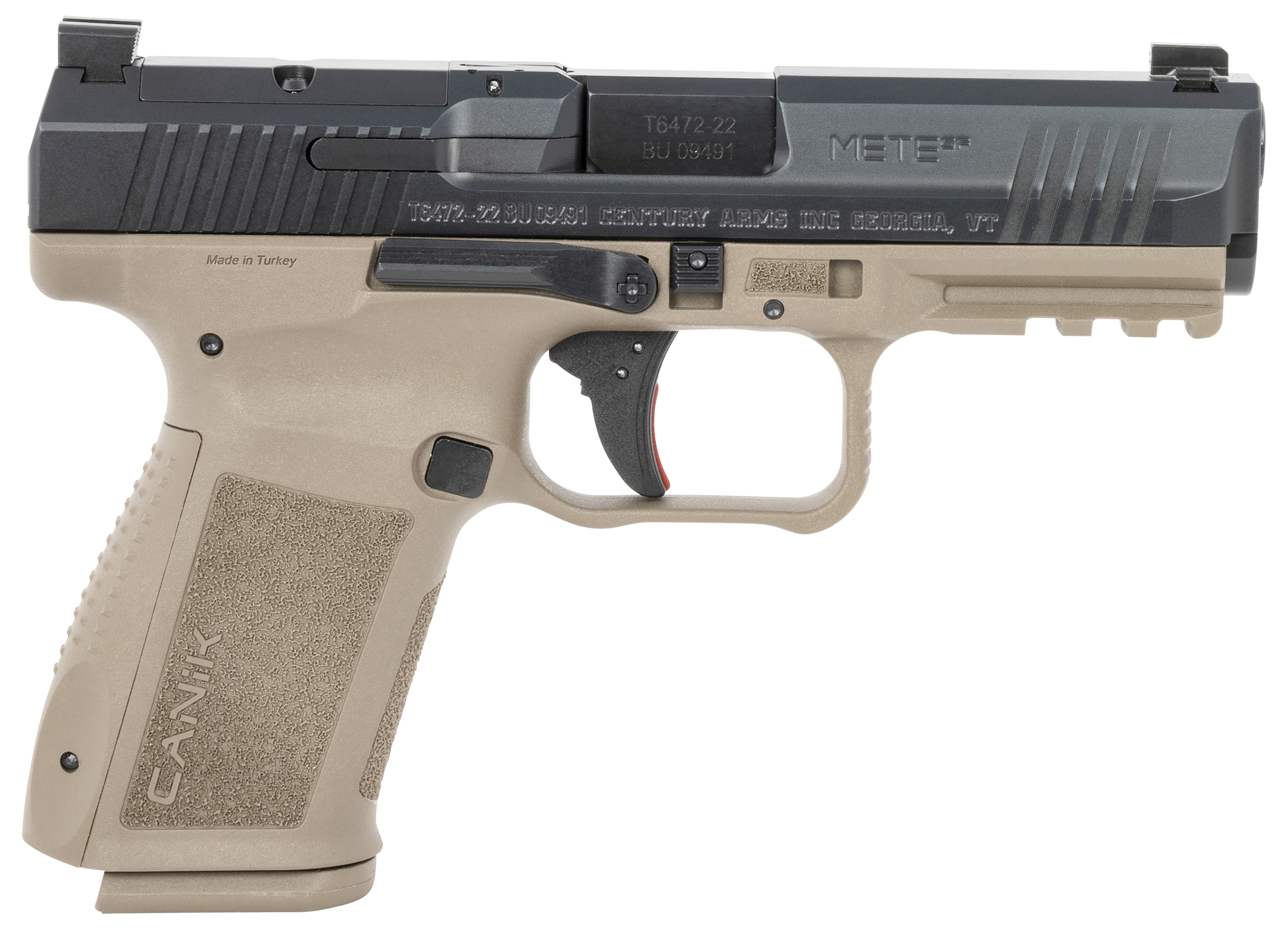 Canik Mete SF Compact 9mm Luger 4.19" 15+1 Semi-Auto Pistol - Flat Dark Earth