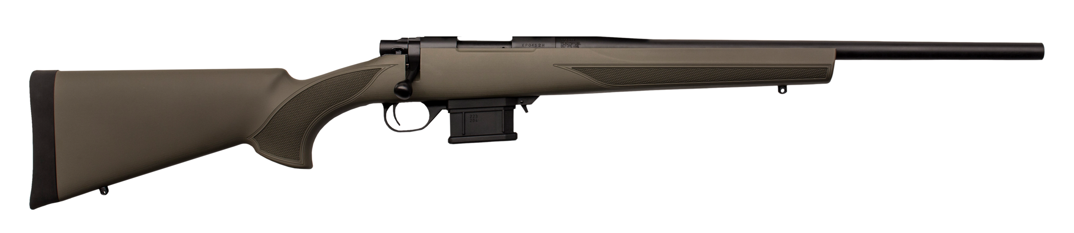 Howa M1500 Mini Action 6mm ARC 20" 5+1 Bolt Action Rifle - OD Green HTI Stock
