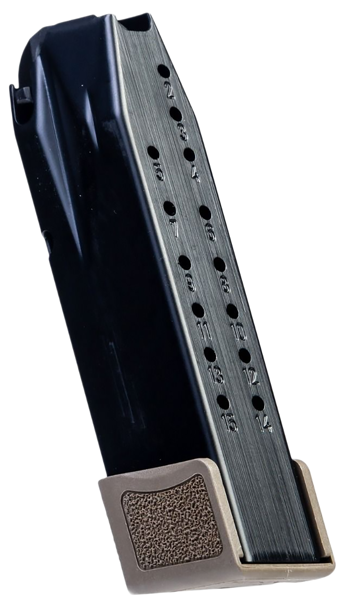 Canik MC9 9mm Luger 15-Rd Flat Dark Earth Steel Magazine with Grip Extension