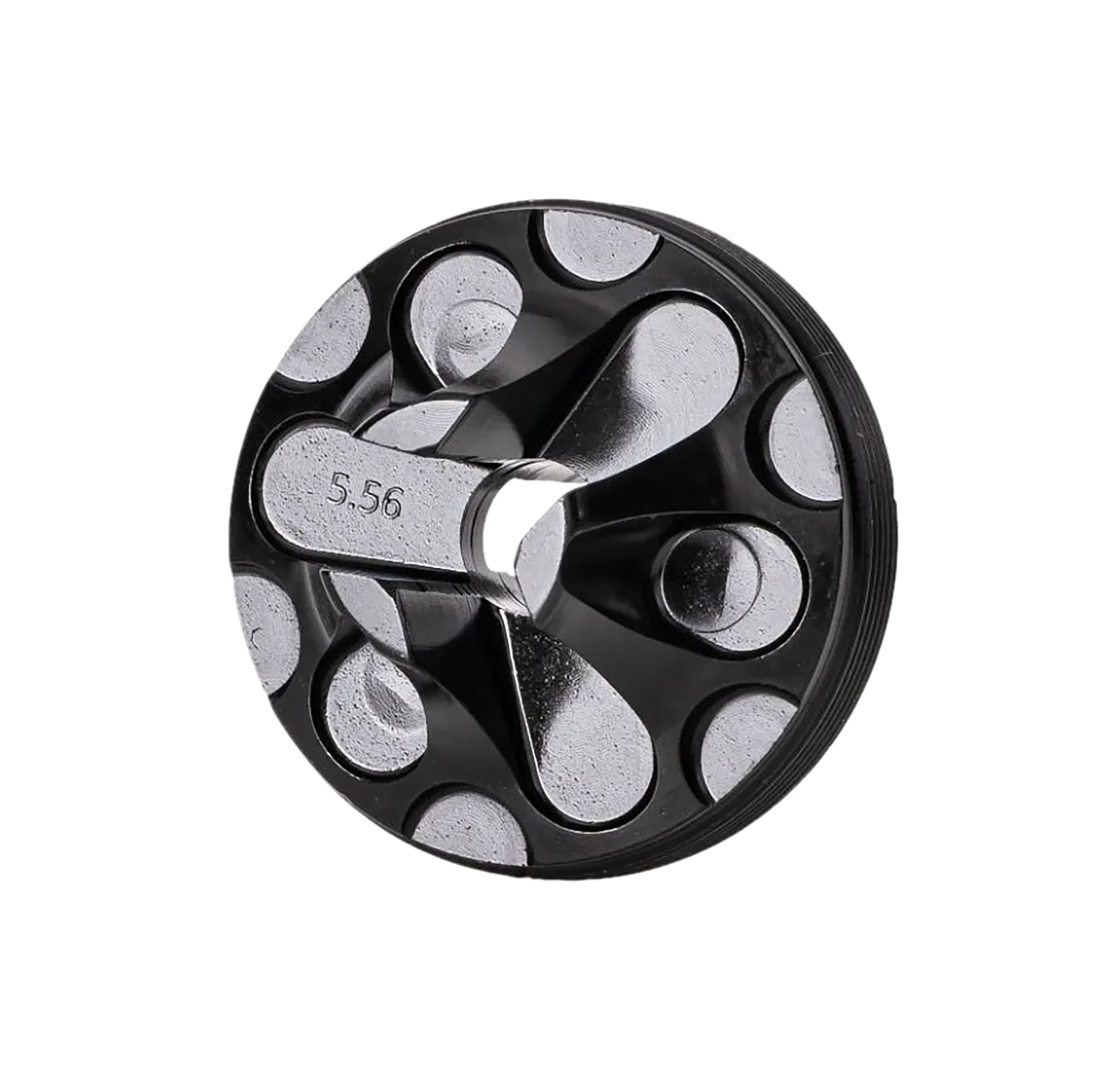 Rugged Suppressor FC007 Flash Hider Front Cap 5.56mm Black Steel