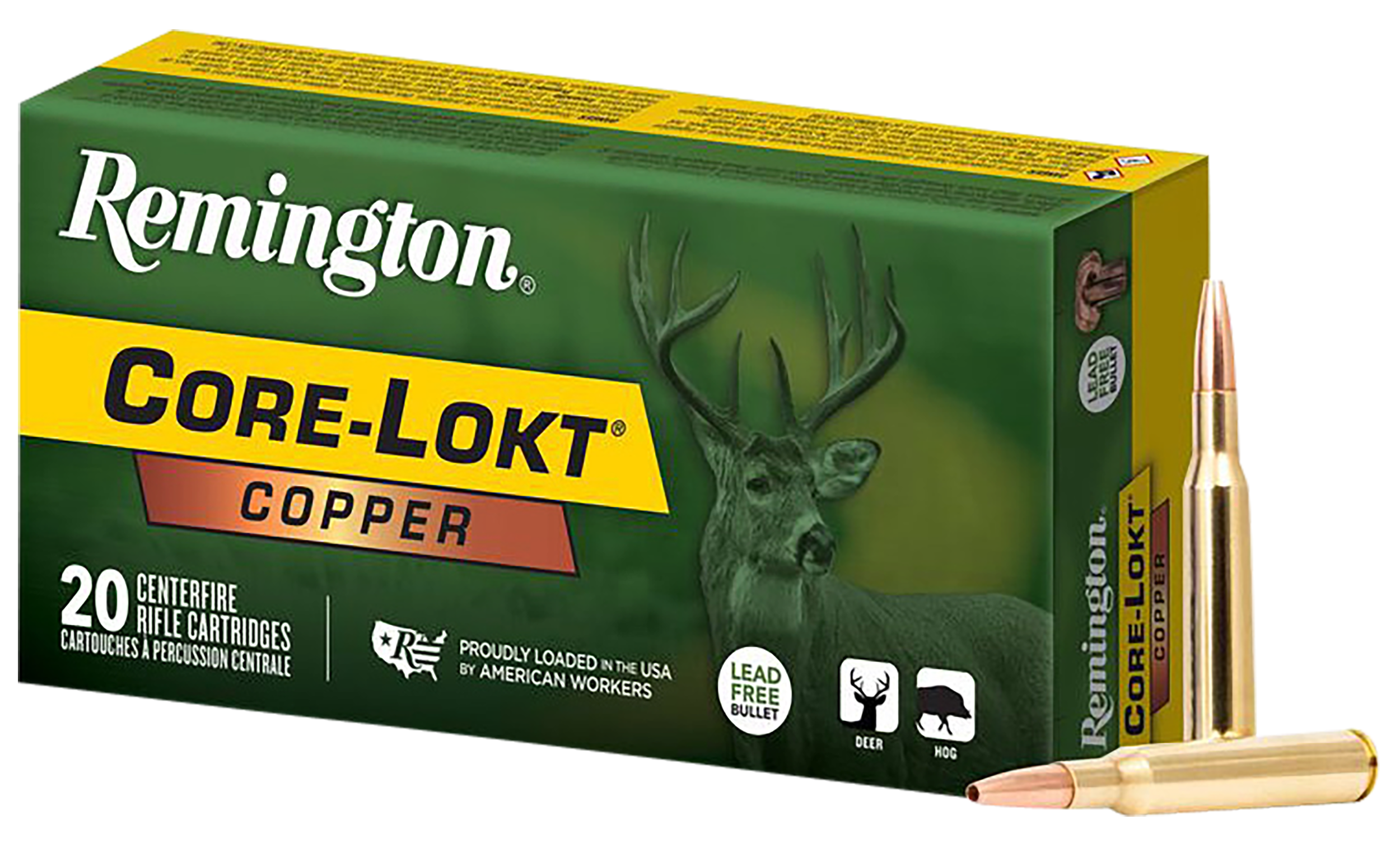 Remington Ammunition Core-Lokt Copper 243 Win 85gr Copper Hollow Point - Box or Case