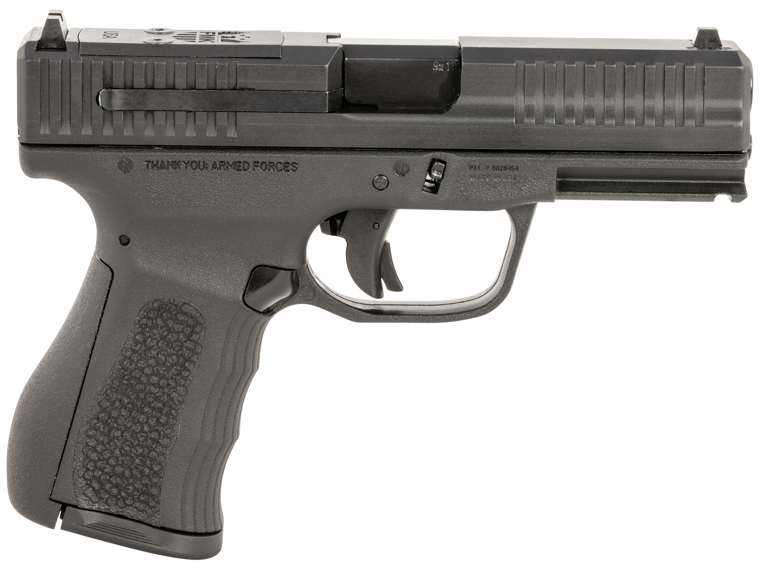 FMK G3 9mm Luger 4" 14+1 Semi-Auto Pistol - Black