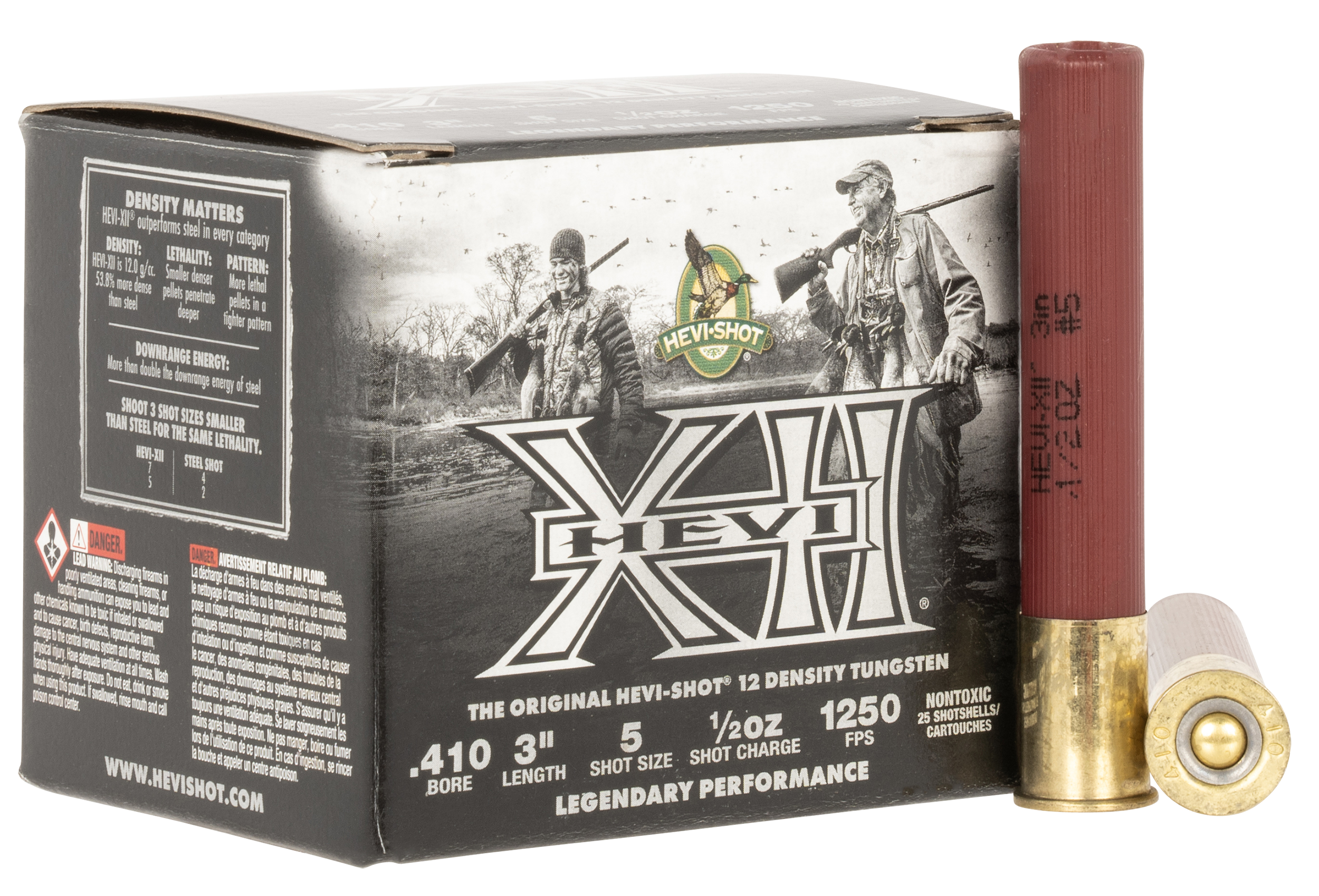 Hevishot HEVI-XII 410 Bore 3" 1/2 oz #5 Shot 1250 fps - Box or Case