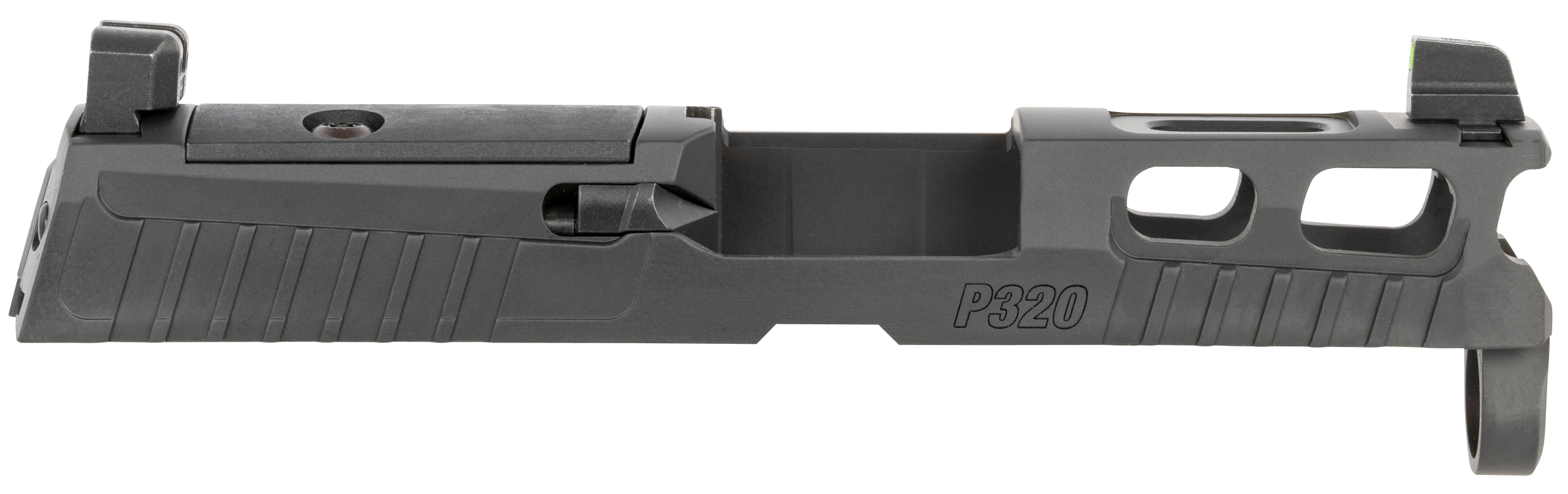 Sig Sauer P320 9mm Luger Pro-Cut Optic Ready Slide Assembly - PVD Black Stainless - XRAY3 Suppressor Sights