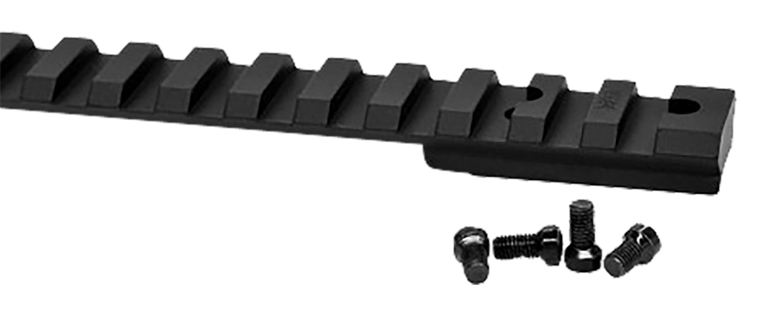 Warne V450M Vapor Picatinny Rail Howa 1500/Weatherby Vanguard Short Action 0 MOA - Black Anodized