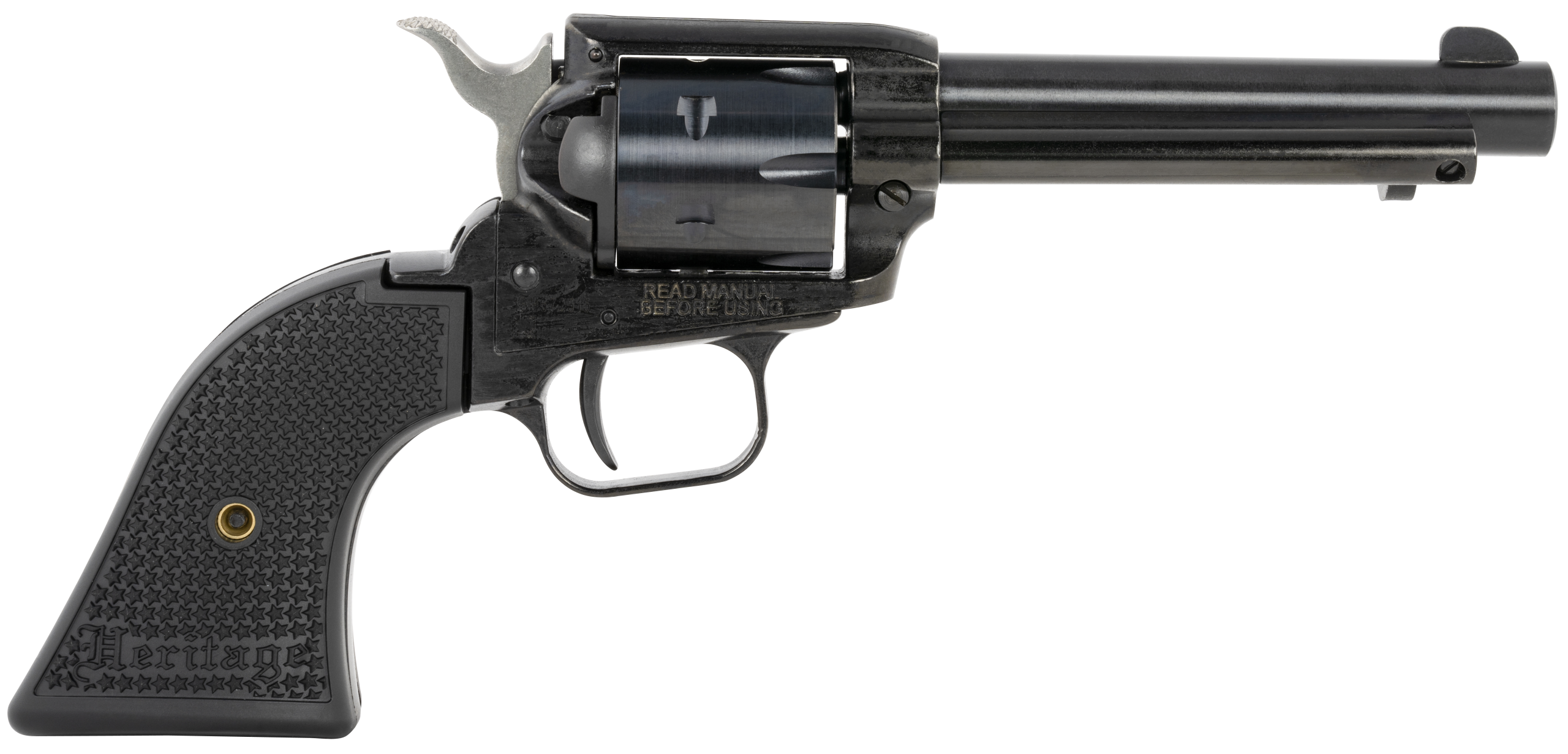 Heritage Mfg Rough Rider .22 LR 4.75" 6-Shot SAO Black Revolver