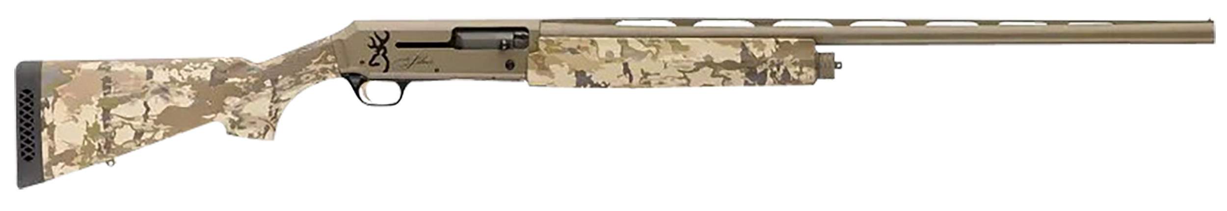 Browning Silver Field 12 Gauge 3.5" 26" 4+1 Semi-Auto Shotgun - FDE/AURIC Camo