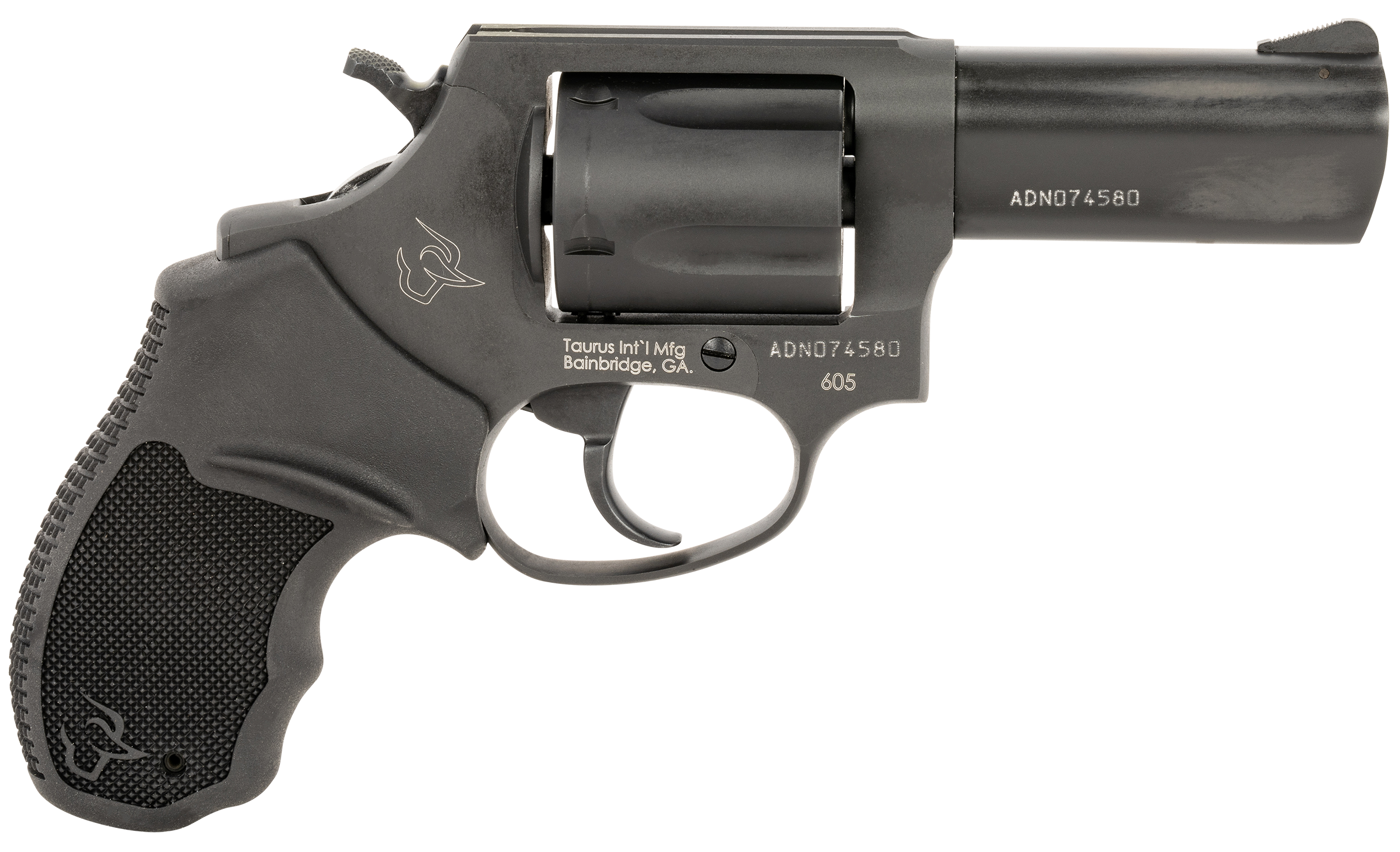 Taurus 605 T.O.R.O. 357 Mag/38 Special +P 3" 5-Rd DA/SA Revolver - Matte Black Stainless Steel - Optics Ready