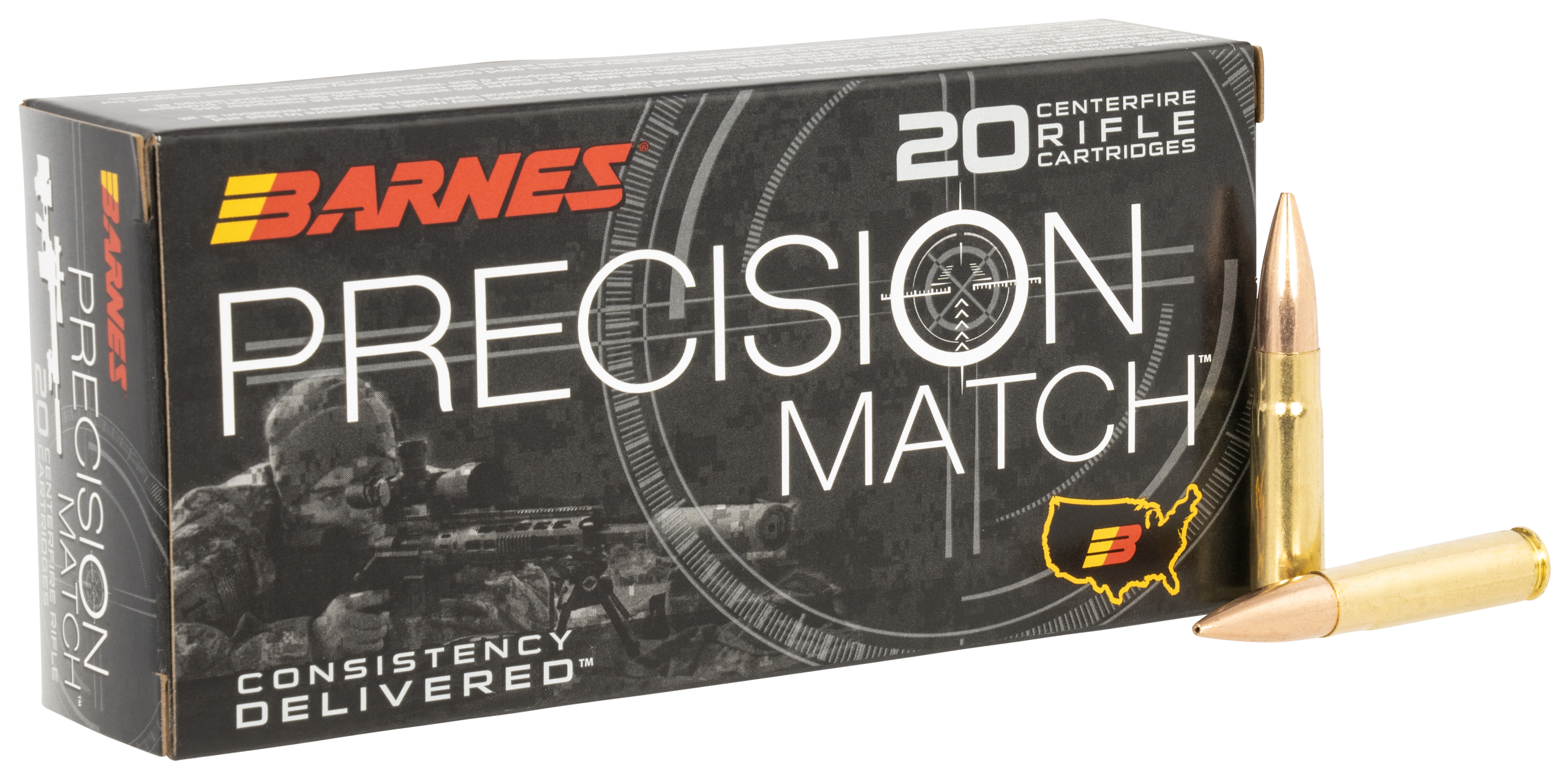 Barnes Bullets Precision Match 300 Blackout 220gr Match Burner OTM BT - Box or Case