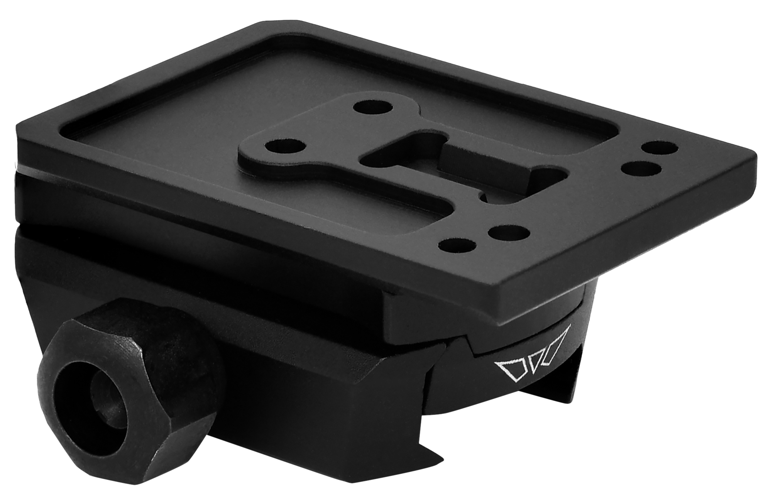 Warne 6104M Red-Dot Riser for Holosun AEMS Black Anodized