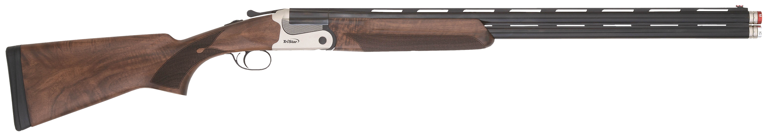 TriStar Cypher X 410 Gauge 28" 2-Rd 3" Chamber O/U Break Open Shotgun - Stainless Aluminum Receiver, Turkish Walnut
