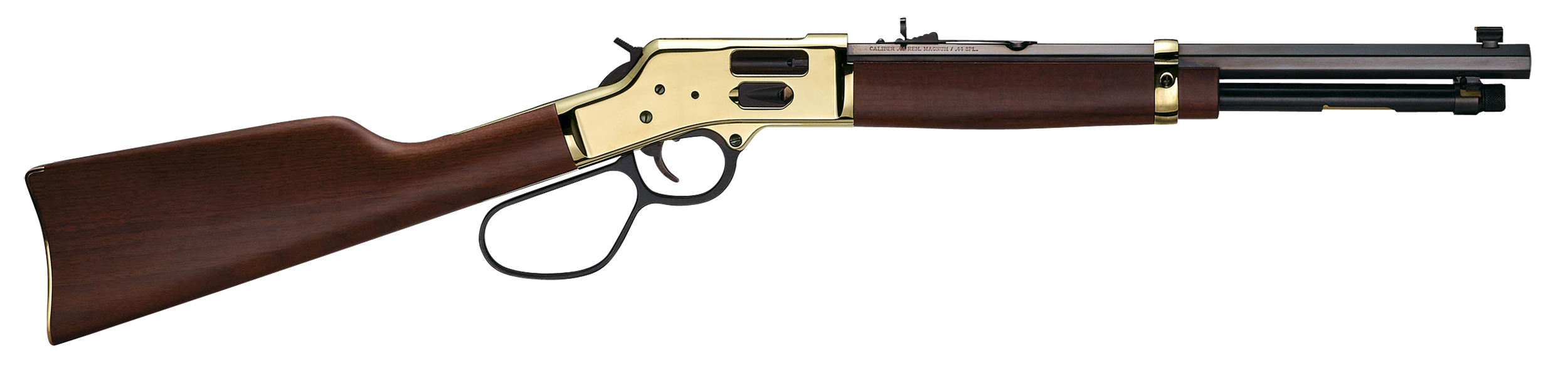 Henry H006GCR Side Gate Carbine 45 Colt (LC) 16.50" 7+1 Lever-Action Rifle - Brass Receiver, Large Loop