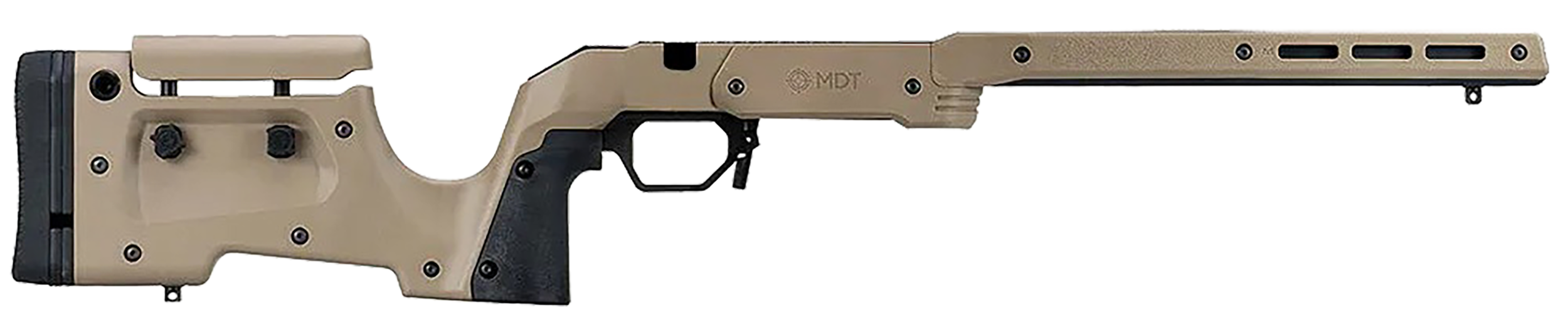 MDT Sporting Goods XRS Chassis FDE Short Action RH - Fits Howa 1500 - M-LOK Forend
