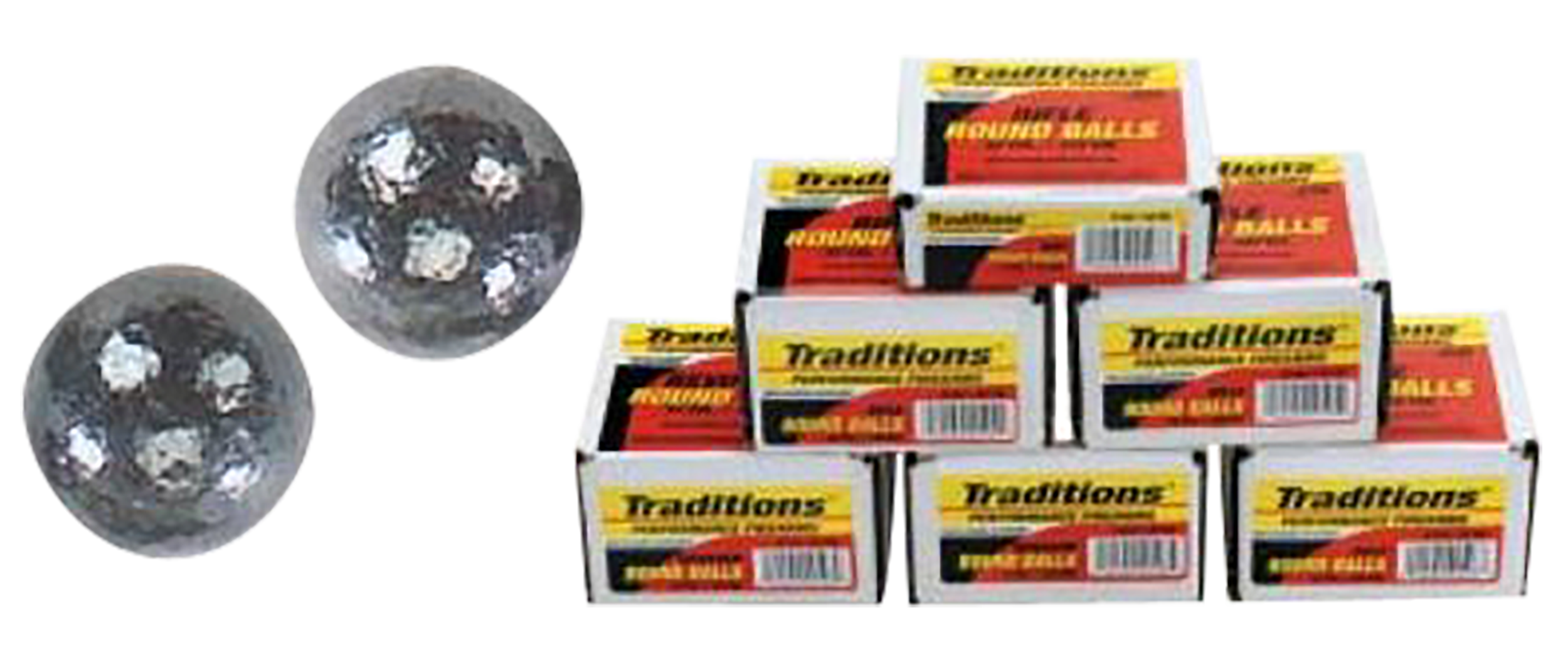 Traditions A1241 Rifle Round Balls .50 Cal 177gr Lead Ball 20/Box